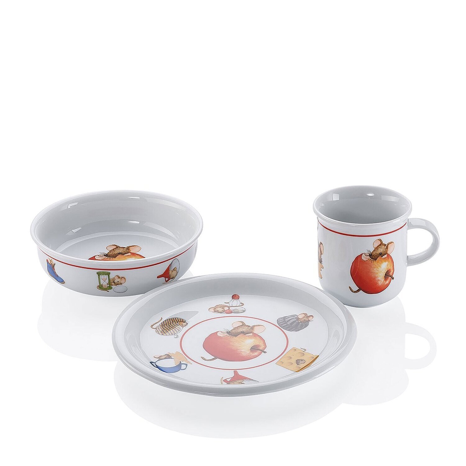 Arzberg Daily Kuchenmaus Child«S Set 3 Piece, MPN: 48700-606089-28447, UPC:
