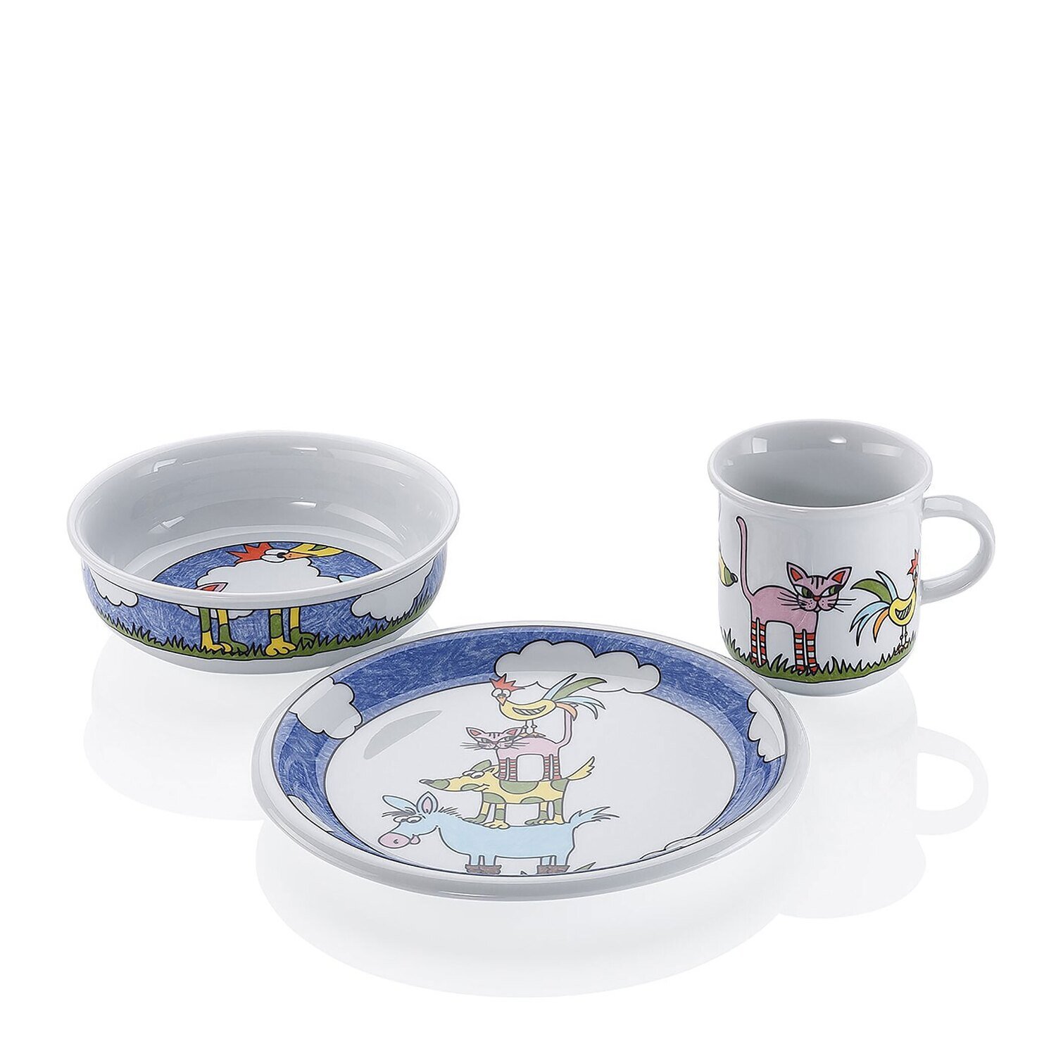 Arzberg Daily Br.Stadtmusikanten Child«S Set 3 Piece, MPN: 48700-606646-28447, UPC:
