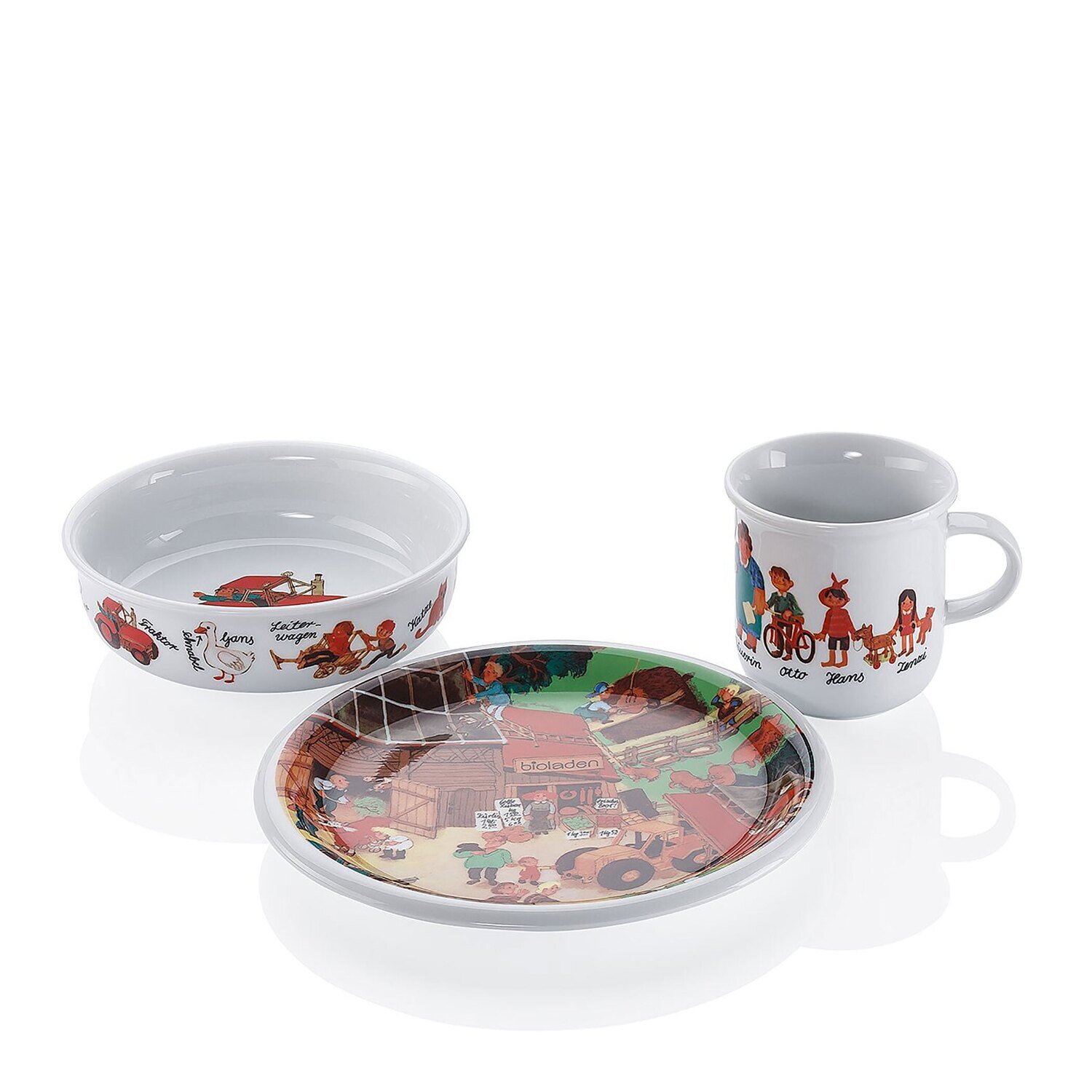 Arzberg Daily Auf Dem Lande Child«S Set 3 Piece, MPN: 48700-670620-28447, UPC: