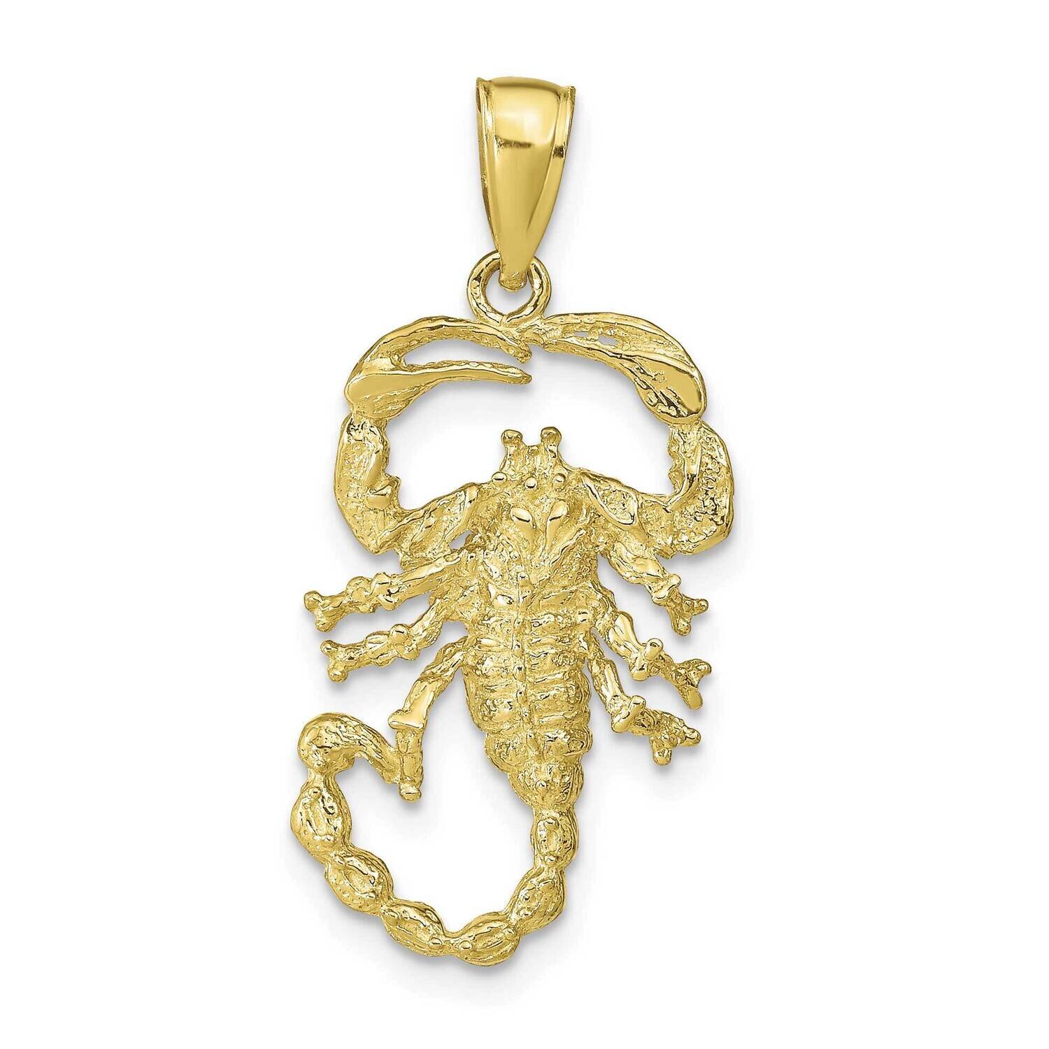 Scorpion Charm 10k Gold 10C2383, MPN: 10C2383, 191101563232