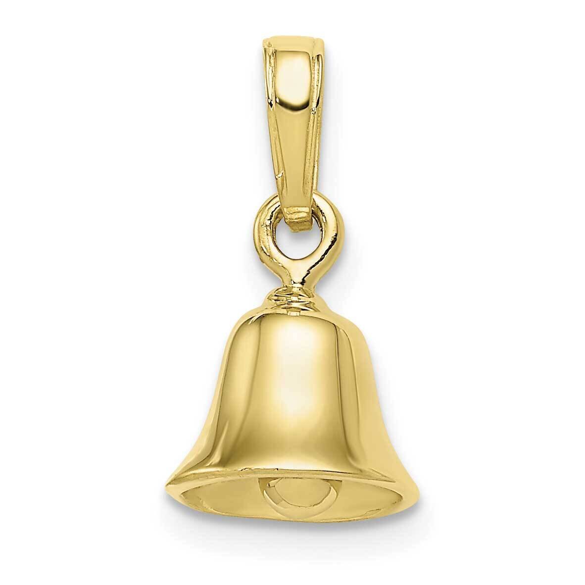 3-D Moveable Bell Pendant 10k Gold 10C2951