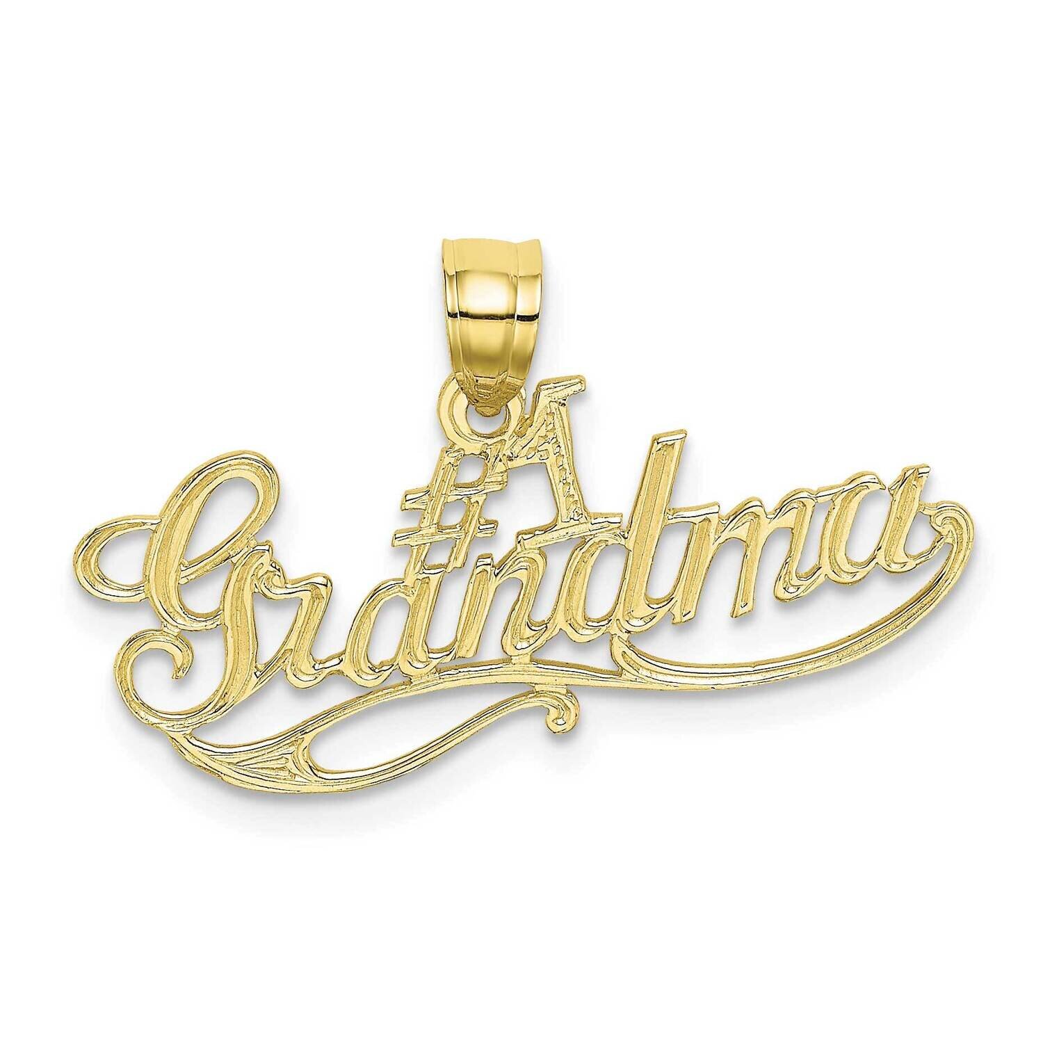 #1 Grandma Pendant 10k Gold 10C3003, MPN: 10C3003,