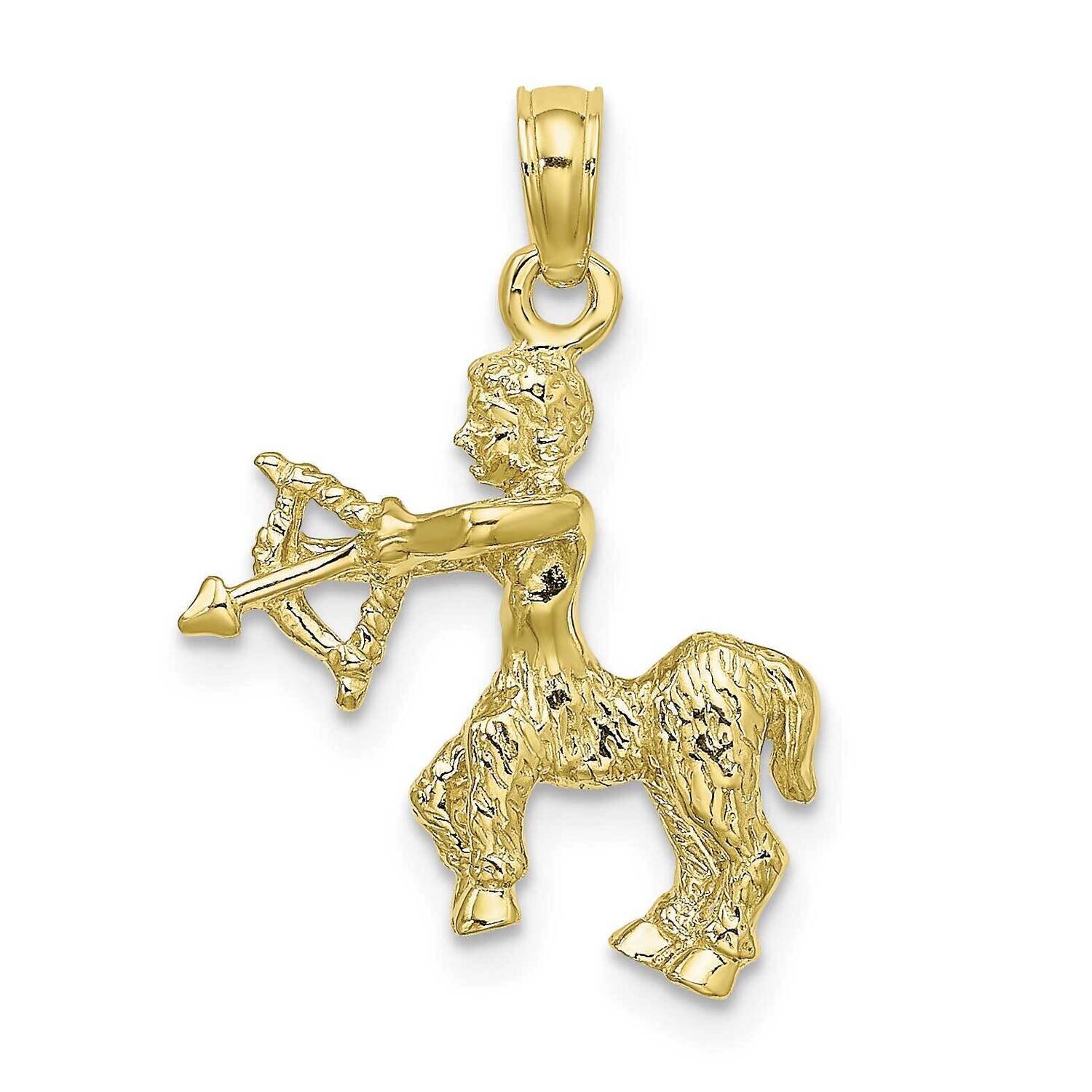 3-D Sagittarius Zodiac Pendant 10k Gold 10C3151, MPN: 10C3151,