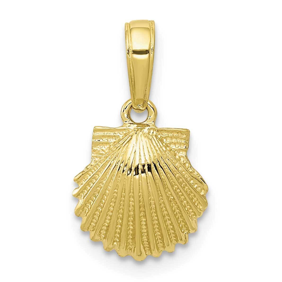 Scallop Shell Pendant 10k Gold 10C3377, MPN: 10C3377, 63721818781