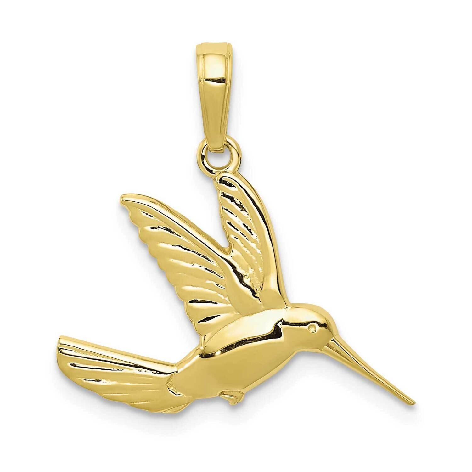 Hummingbird In Flight Pendant 10k Gold 10C3477, MPN: 10C3477,