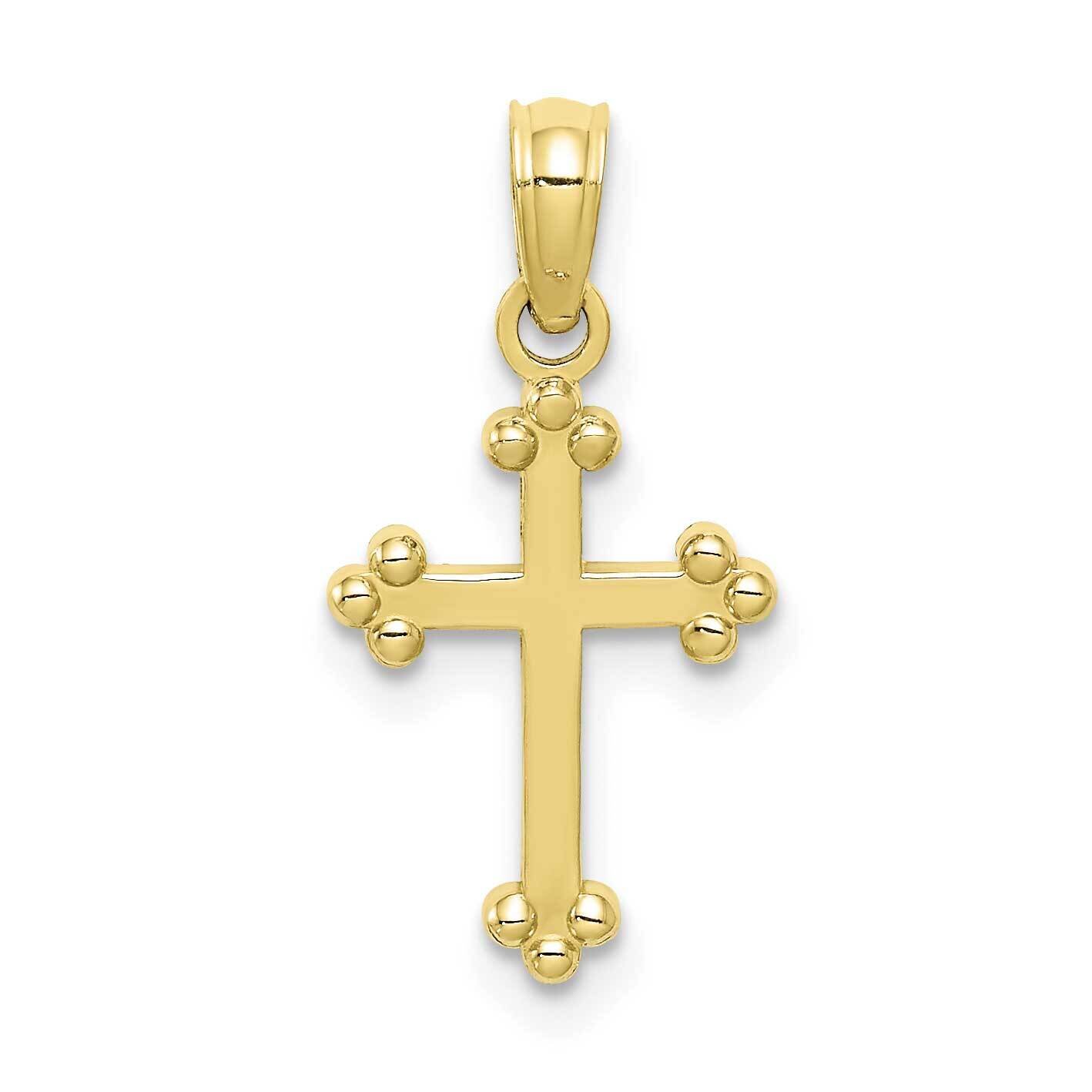 Budded Cross Charm 10k Gold 10C3818, MPN: 10C3818,