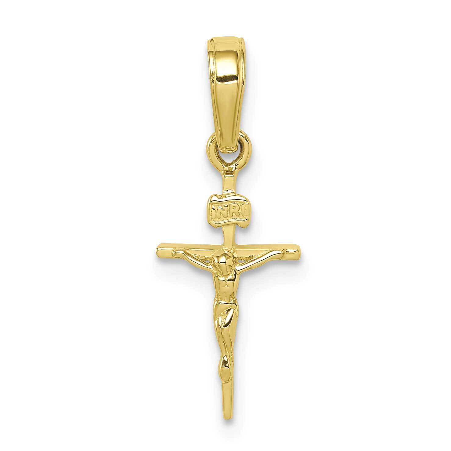 Small Inri Crucifix Pendant 10k Gold 10C3894