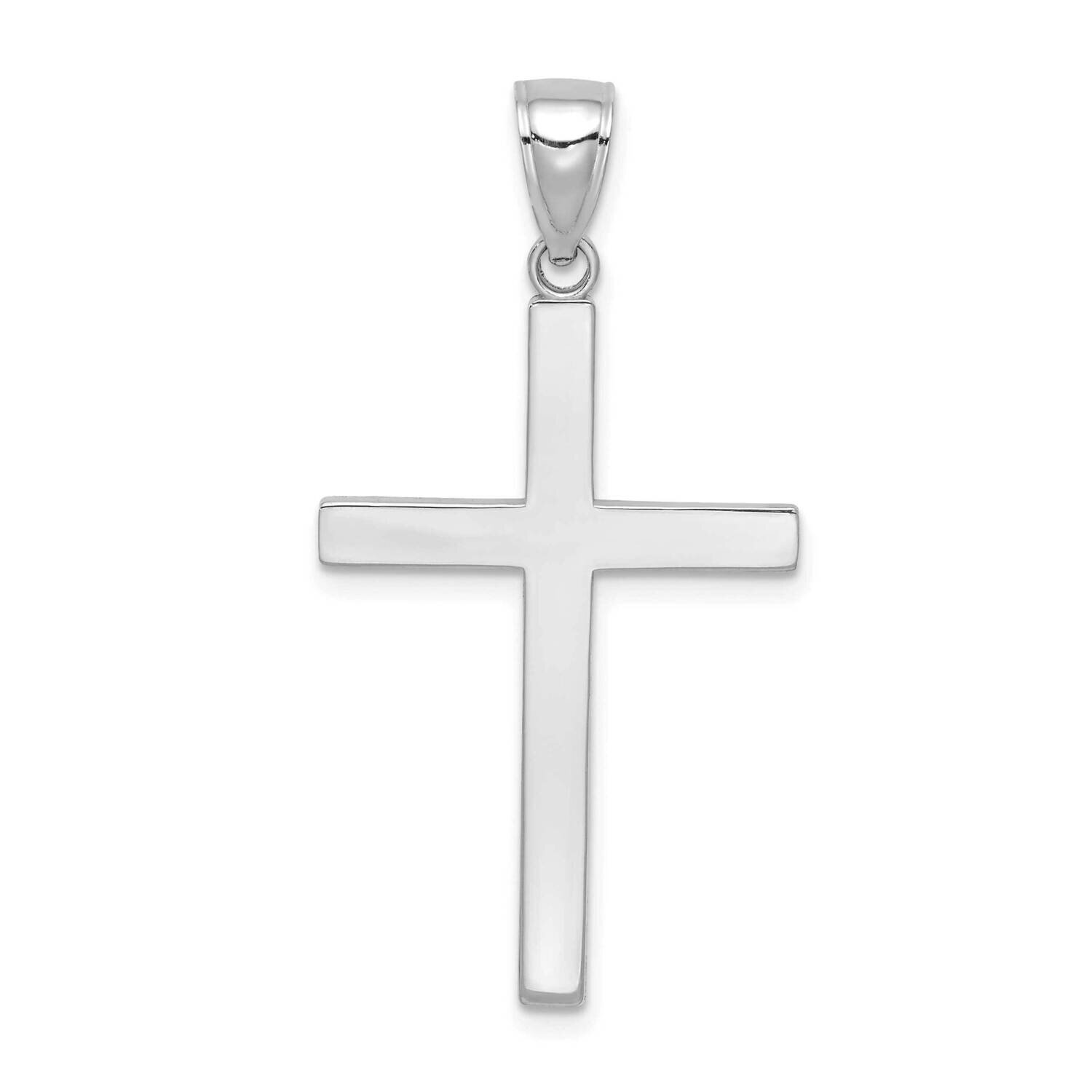 Cross Pendant 10k White Gold Polished 10C4205W, MPN: 10C4205W,