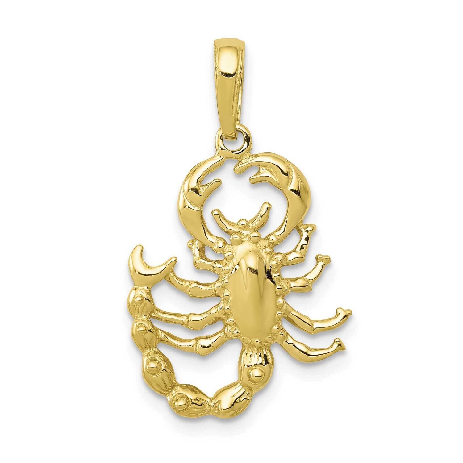 Scorpion Pendant 10k Gold 10D1330, MPN: 10D1330,