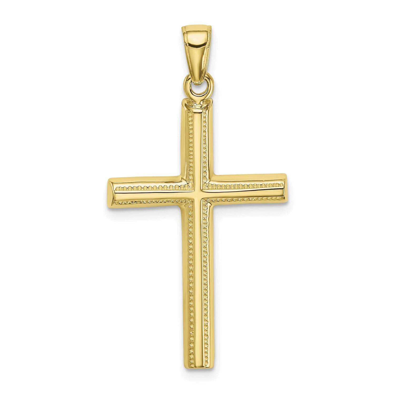Cross Pendant 10k Gold Polished 10D1606, MPN: 10D1606,