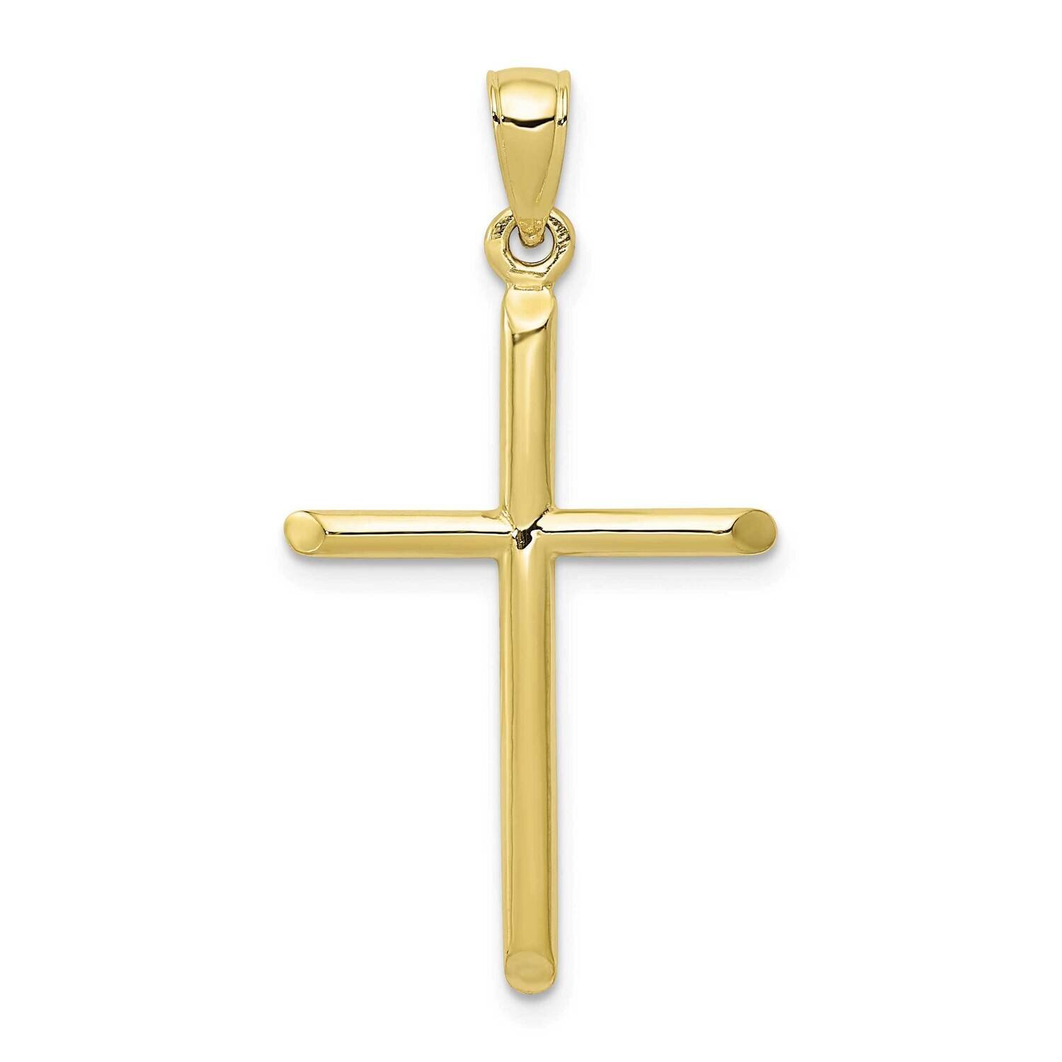Tubular Cross Pendant 10k Gold 10D1660, MPN: 10D1660, 63721816282