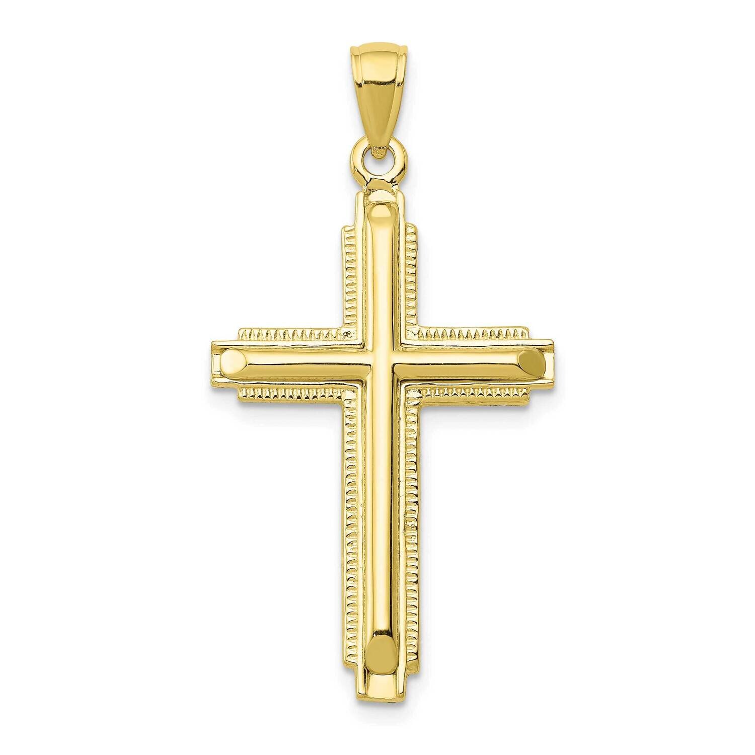 Cross Pendant 10k Gold 10D1661, MPN: 10D1661,
