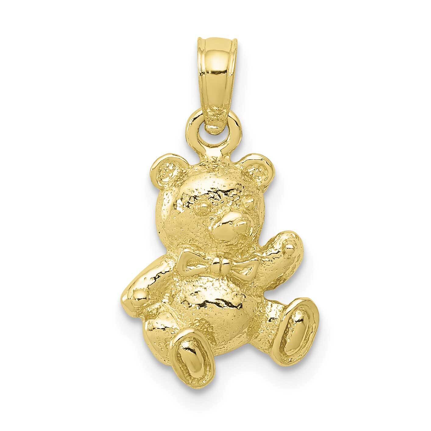 Teddy Bear Charm 10k Gold 10D1725, MPN: 10D1725,