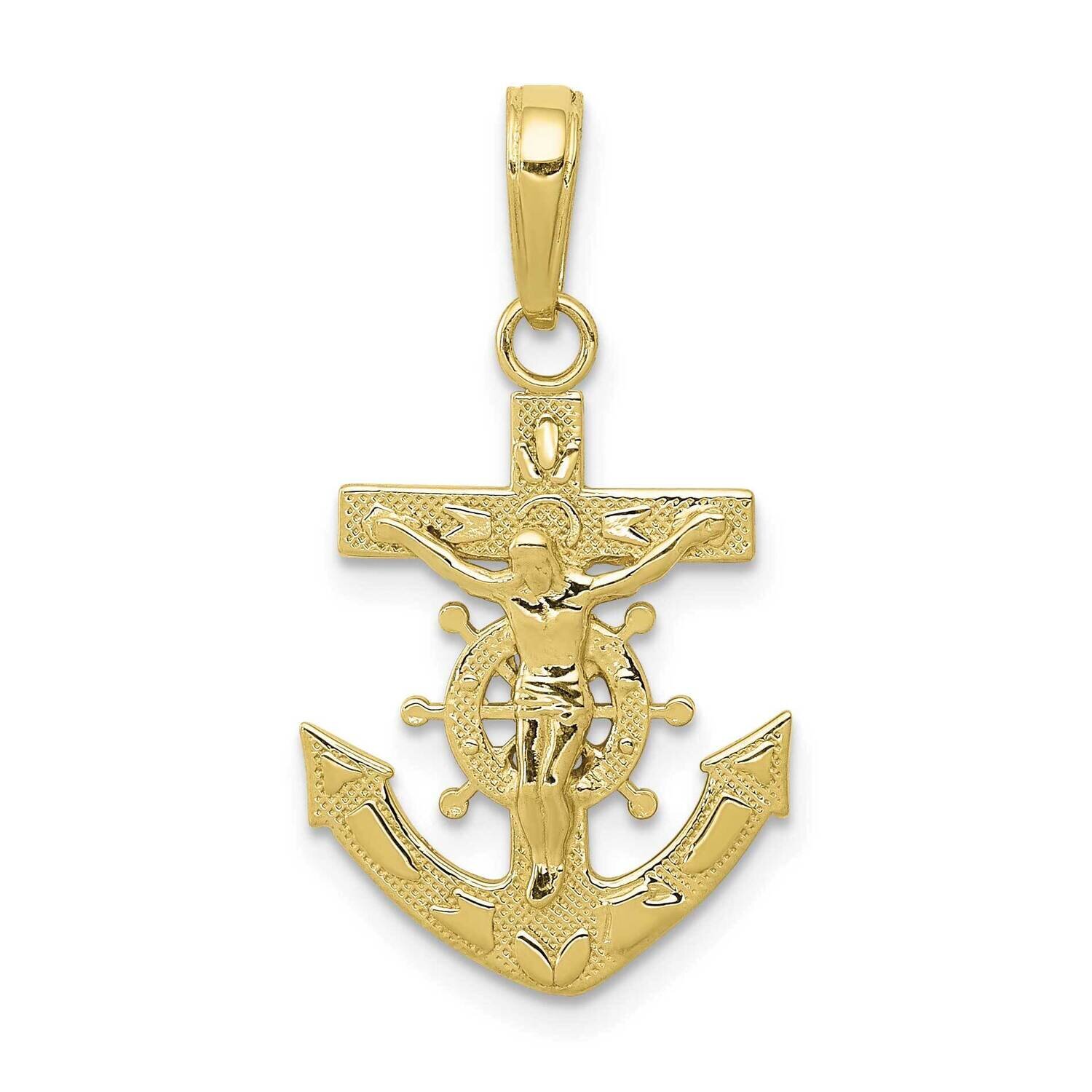 Mariners Crucifix Pendant 10k Gold 10D3698, MPN: 10D3698, 63721815094