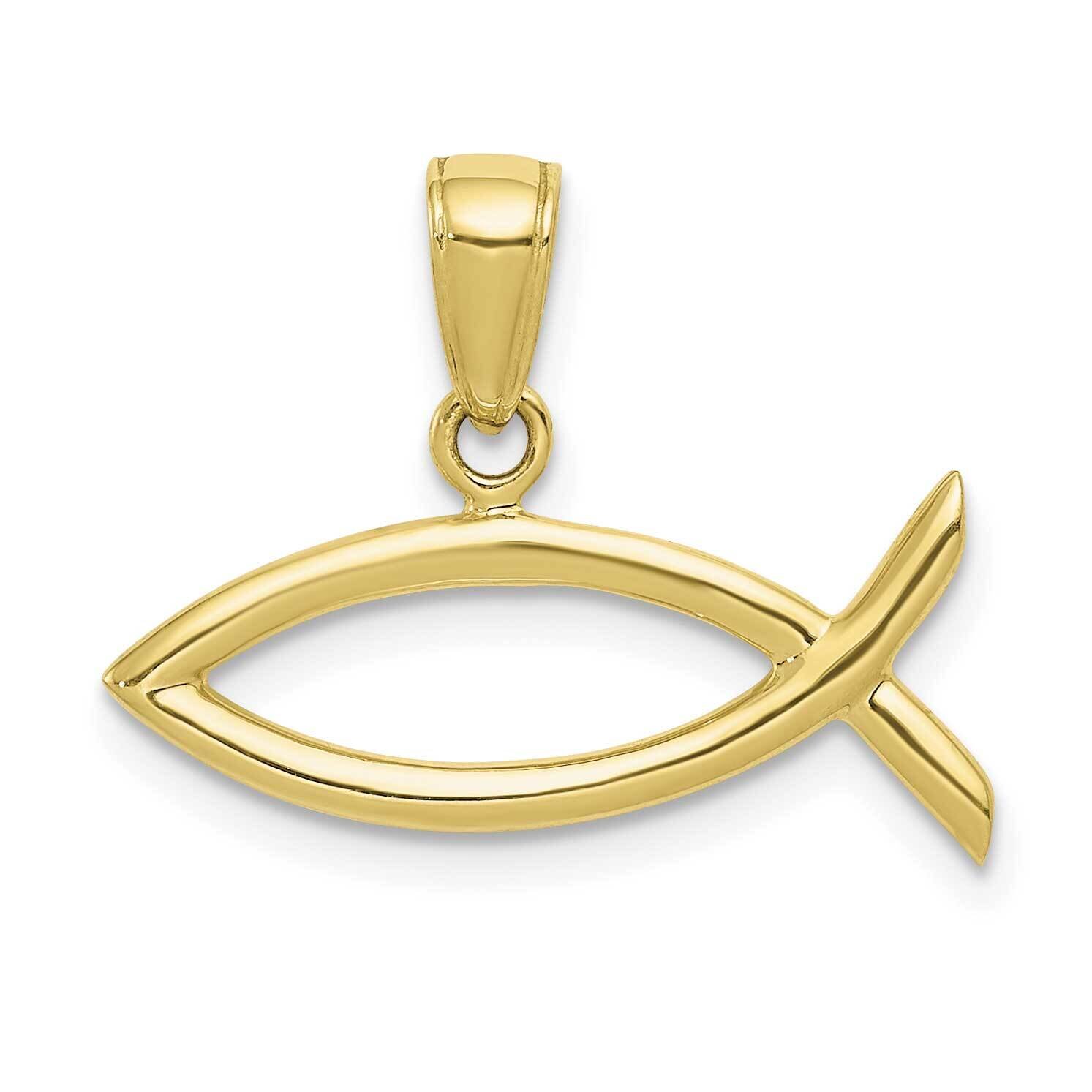 Ichthus Fish Pendant 10k Gold 10D3742, MPN: 10D3742, 63721818729