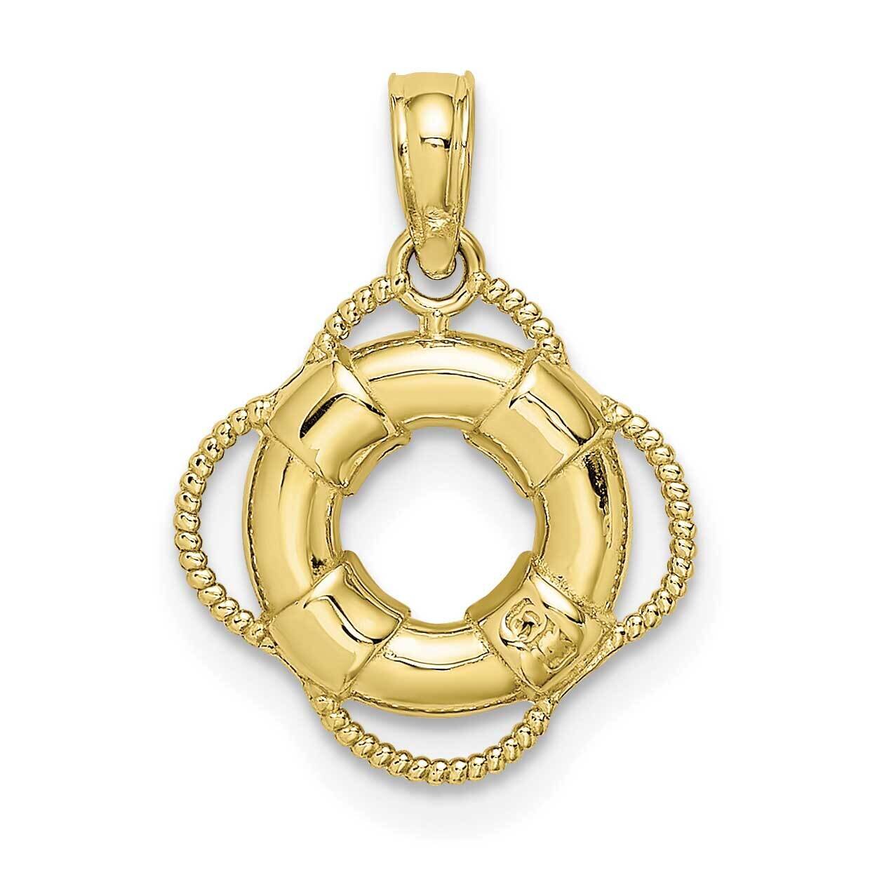 Lifesaver Charm 10k Gold 10D4170, MPN: 10D4170, 63721818729