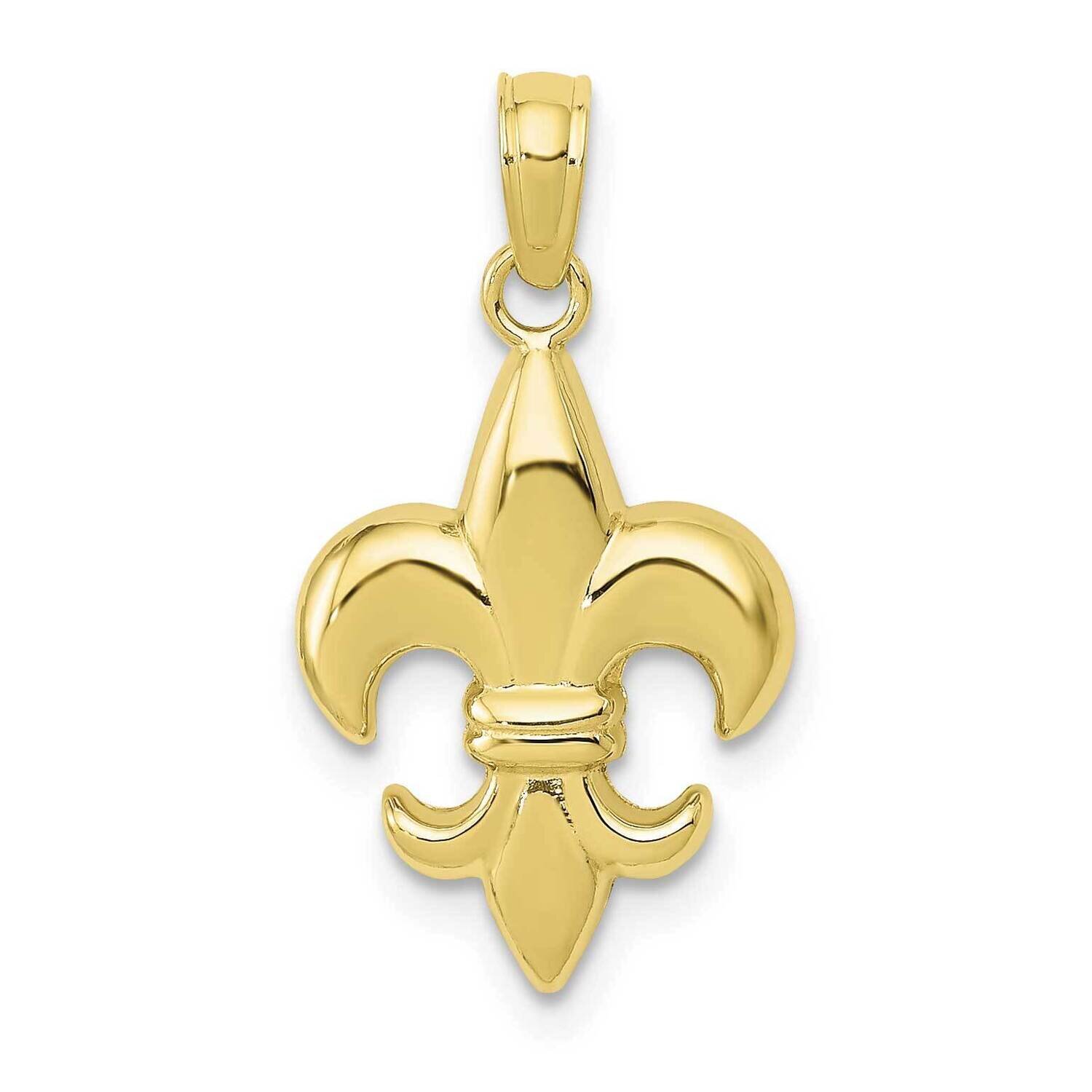 Fleur De Lis Pendant 10k Gold 10K2759, MPN: 10K2759, 637218174942