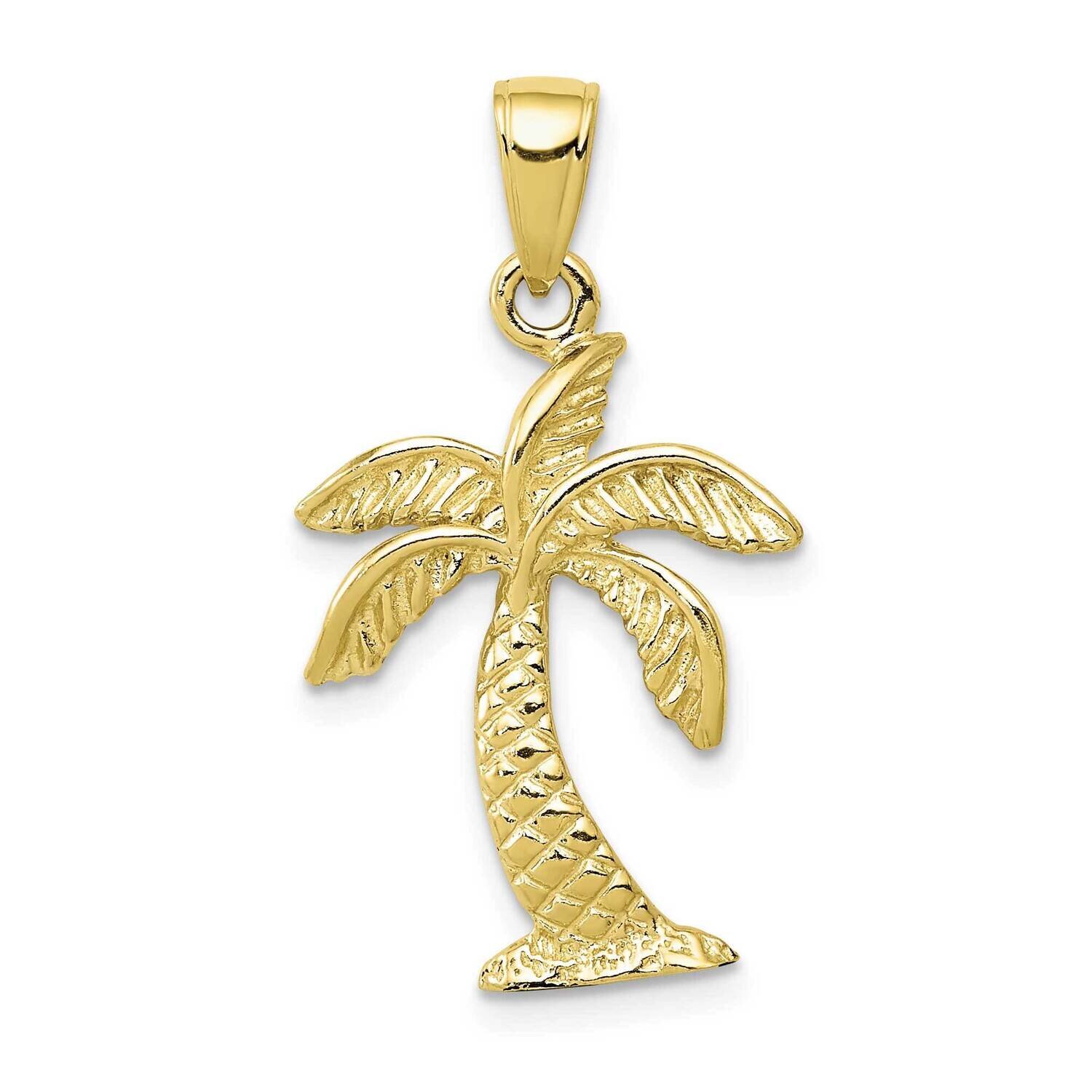 Palm Tree Pendant 10k Gold 10K2894, MPN: 10K2894, 63721815094