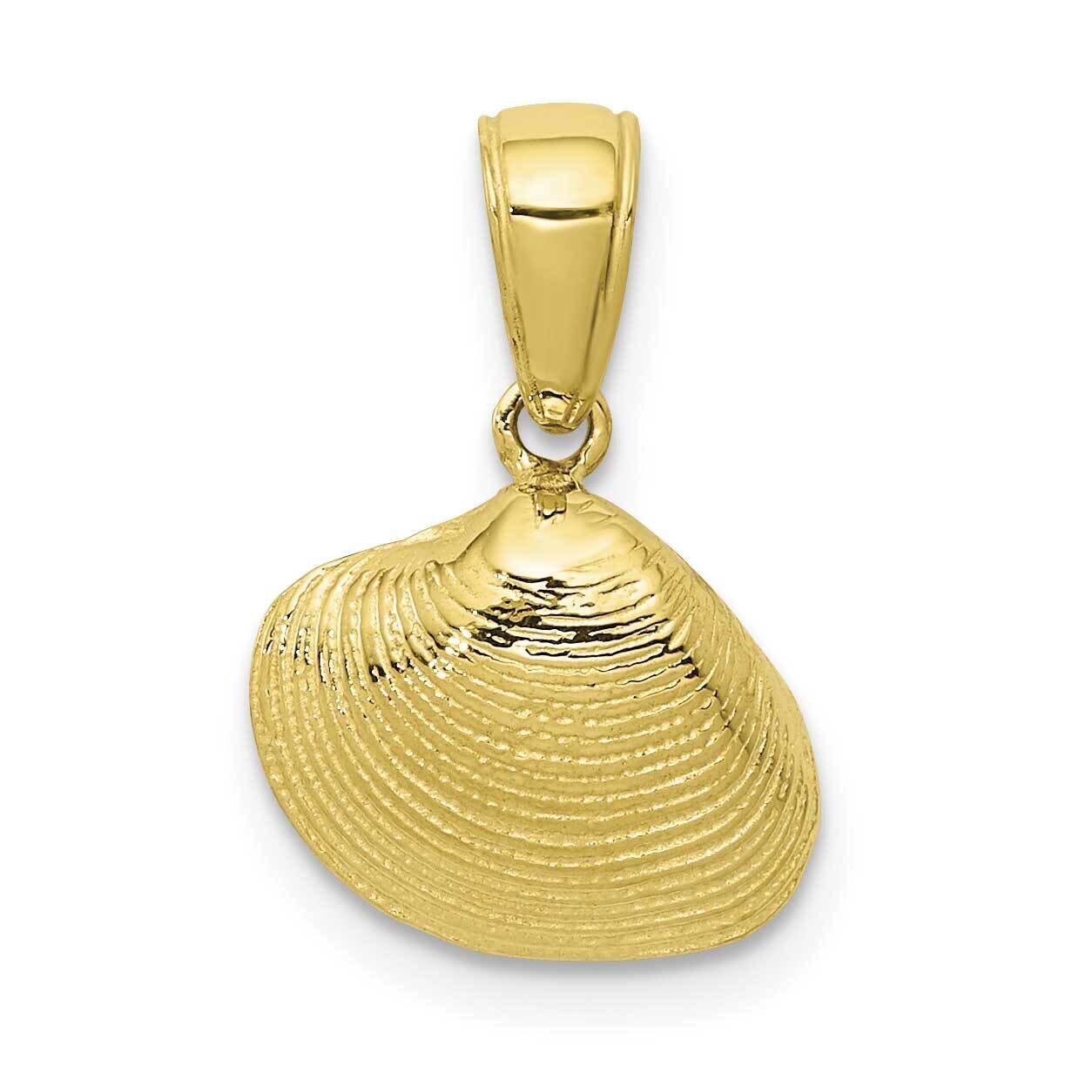 Small Clam Shell Pendant 10k Gold 10K2964, MPN: 10K2964,