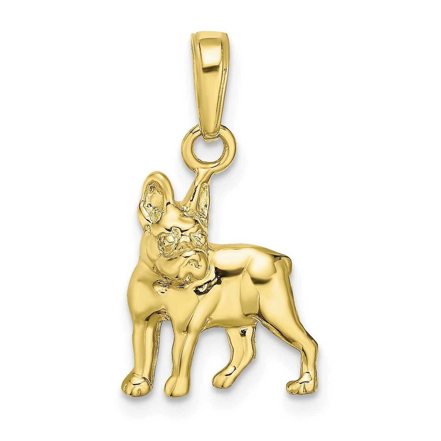Boston Terrier Dog Pendant 10k Gold 10K3425, MPN: 10K3425,
