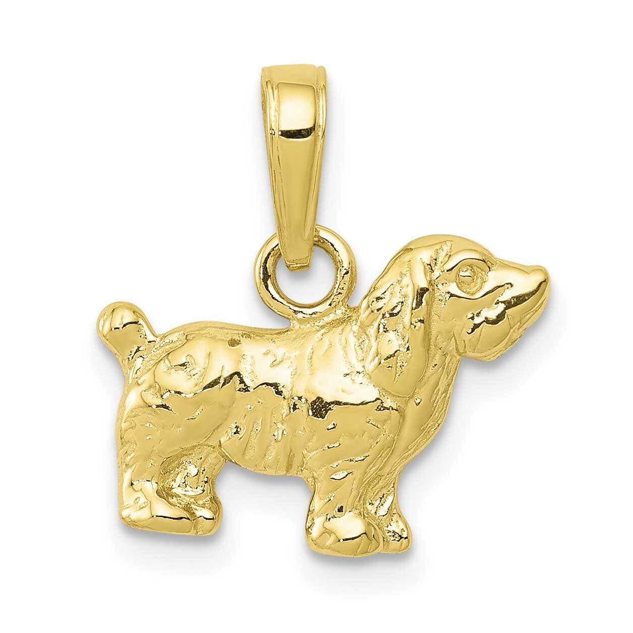 Cocker Spaniel Dog Pendant 10k Gold 10K3427, MPN: 10K3427,