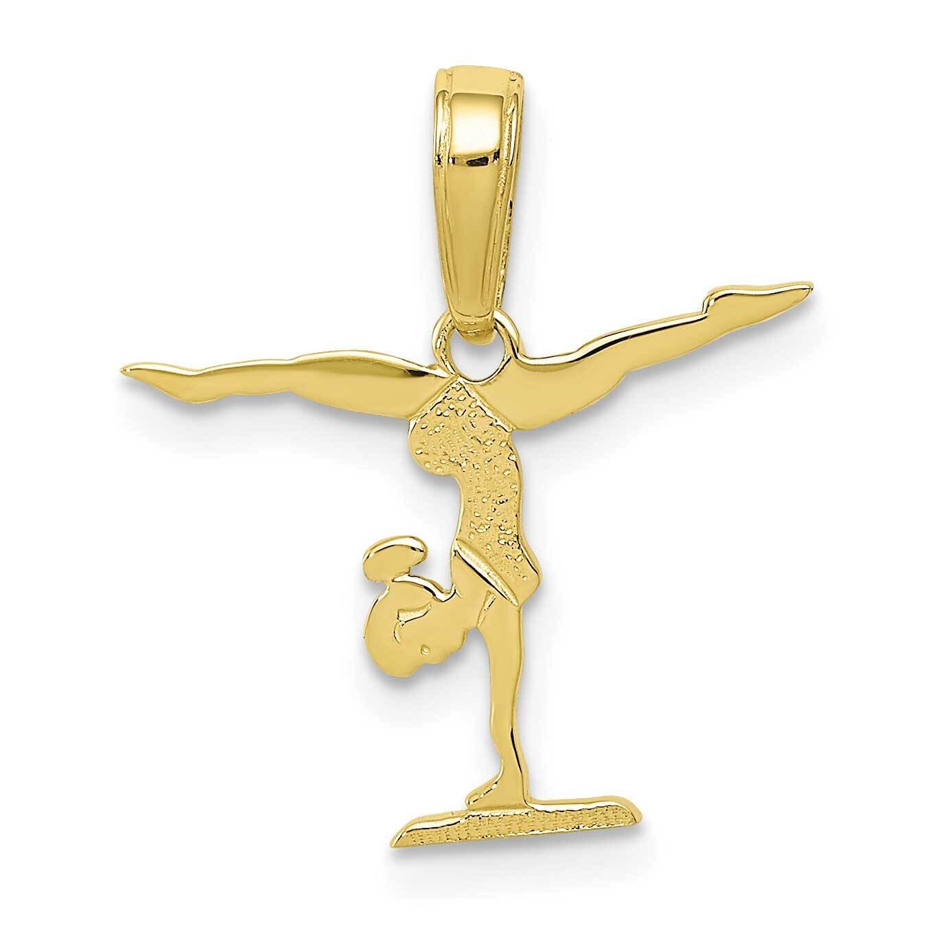 Gymnastics Pendant 10k Gold 10K3530, MPN: 10K3530,