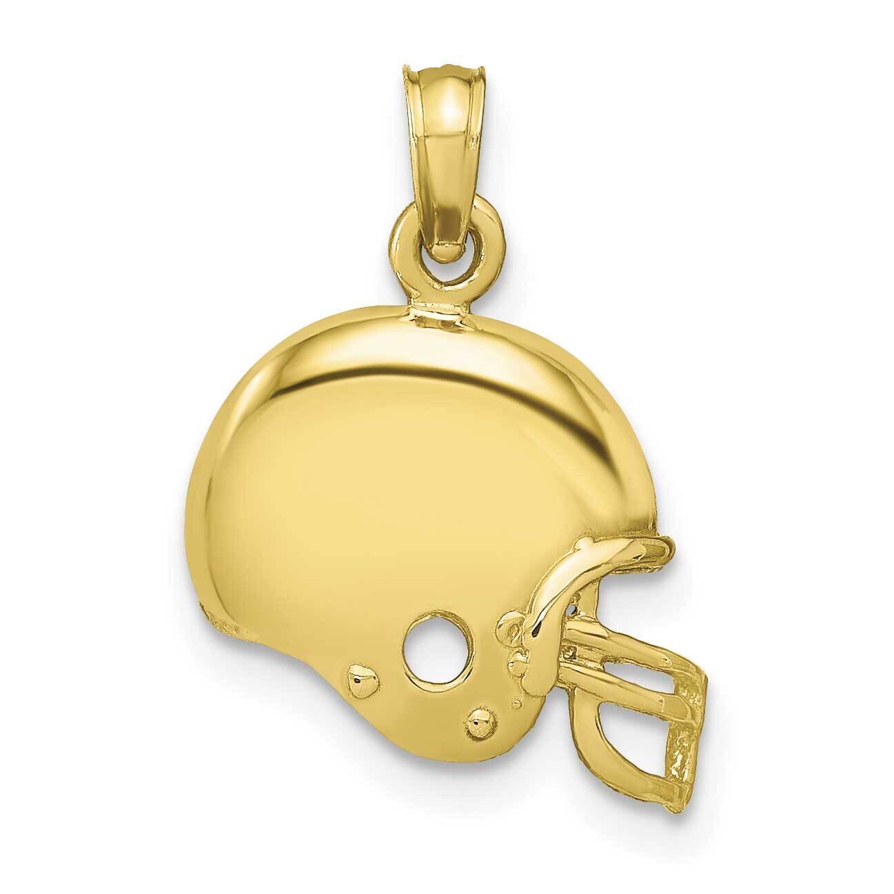 Football Helmet Pendant 10k Gold 10K3604, MPN: 10K3604, 63721818743