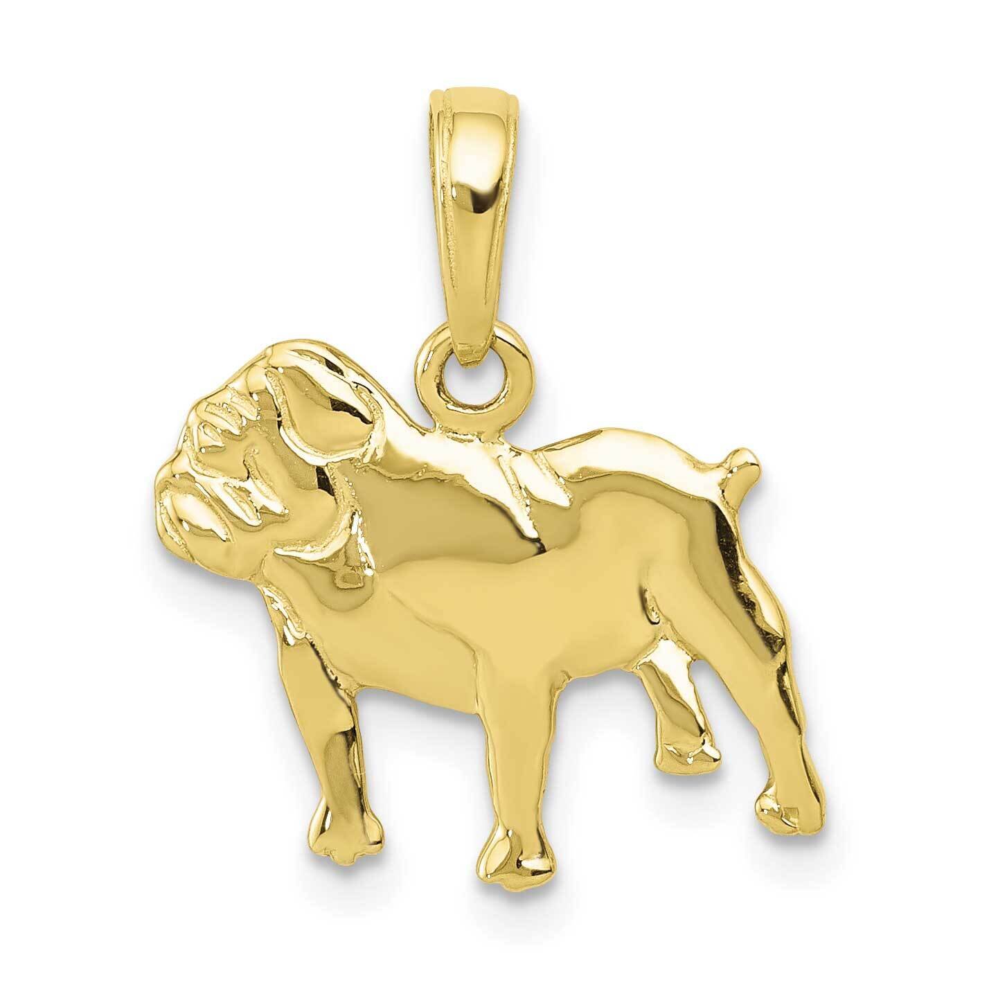 Bulldog Charm 10k Gold 10K4858, MPN: 10K4858,