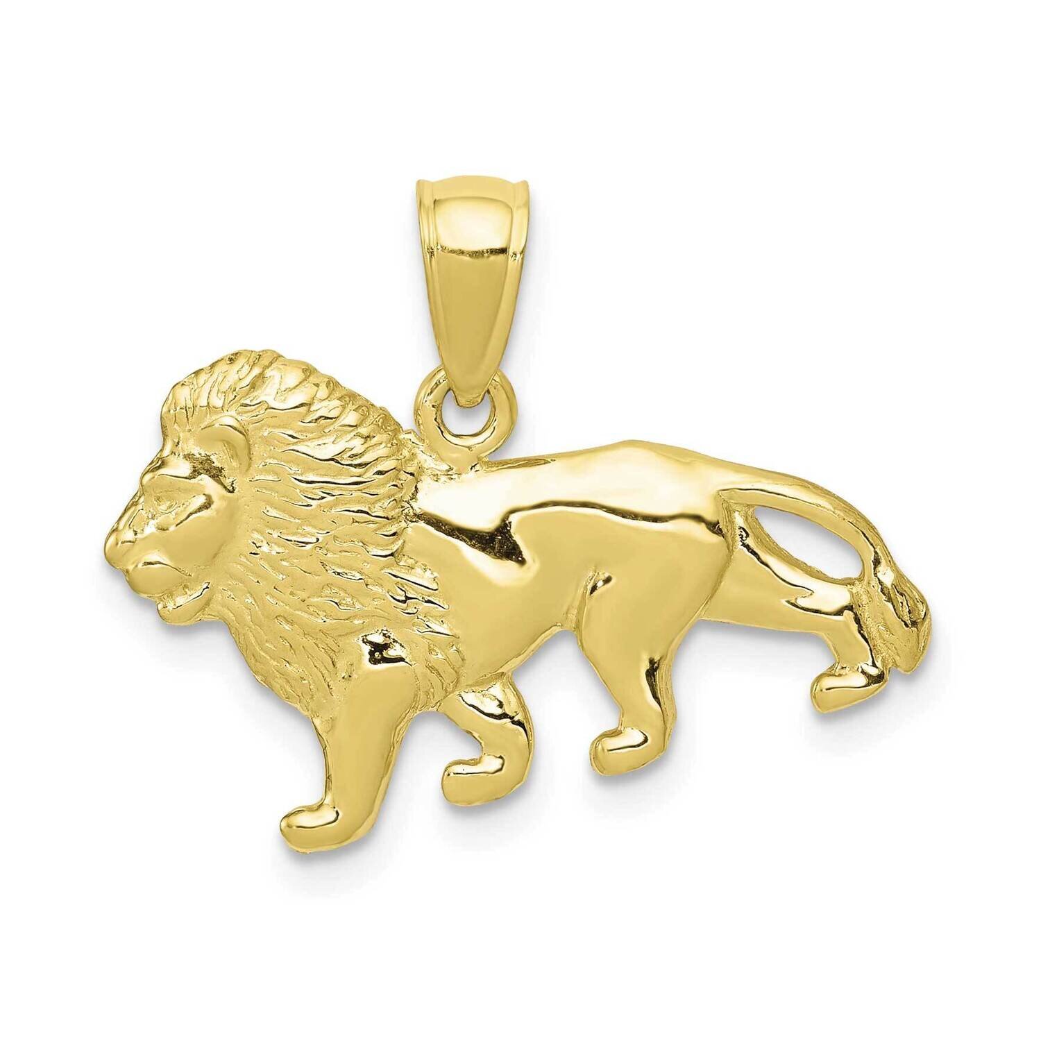Lion Charm 10k Gold 10K4867