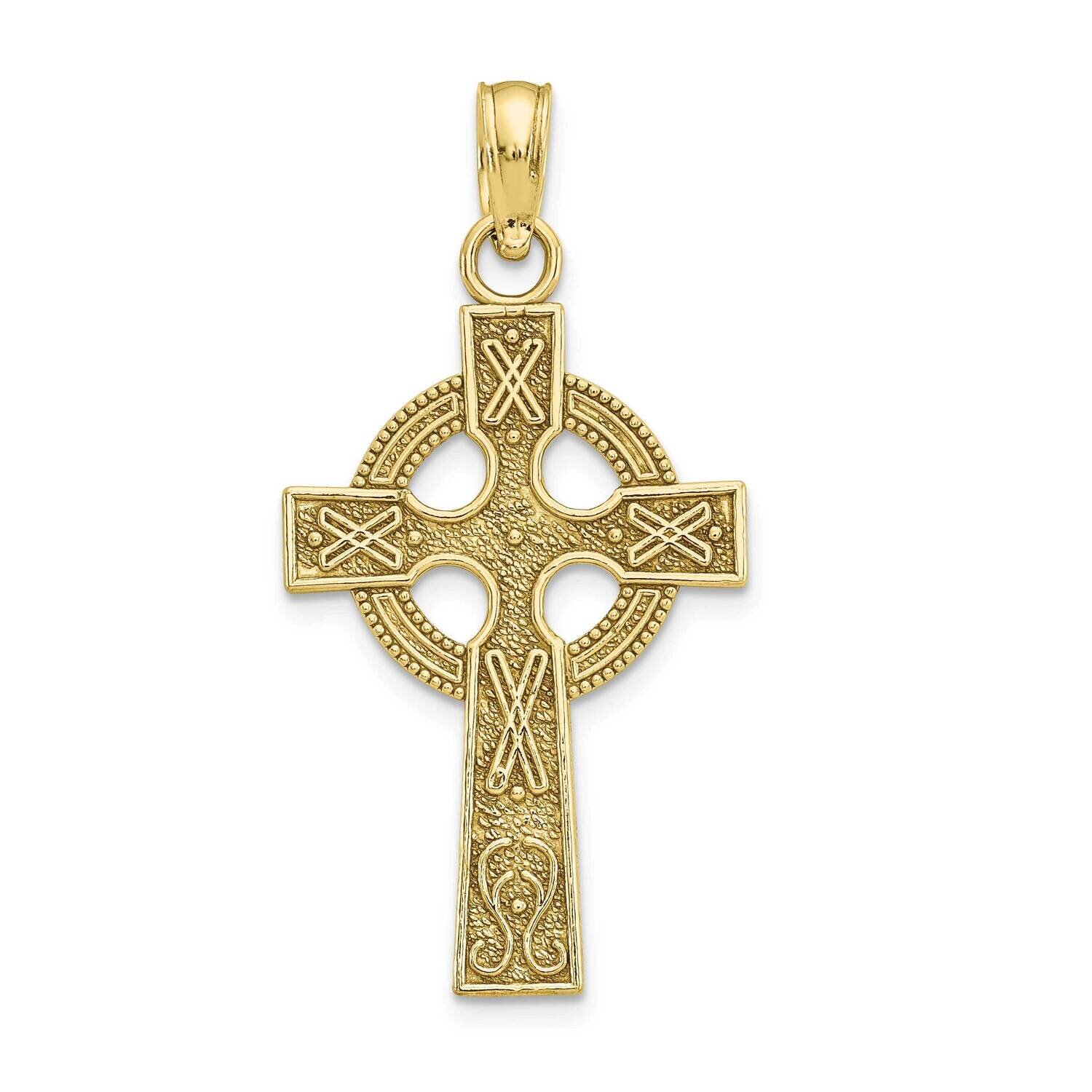 Celtic Cross with Eternity Circle Pendant 10k Gold 10K5047, MPN: 10K5047,