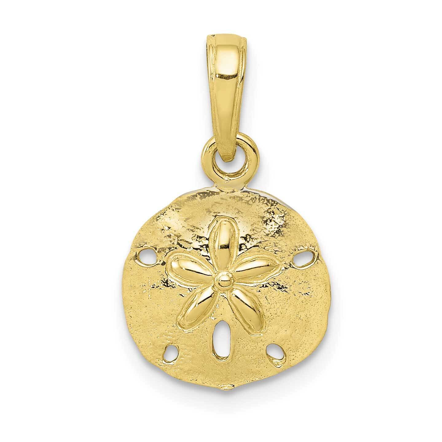 Sand Dollar Pendant 10k Gold 10K5379, MPN: 10K5379, 63721818736