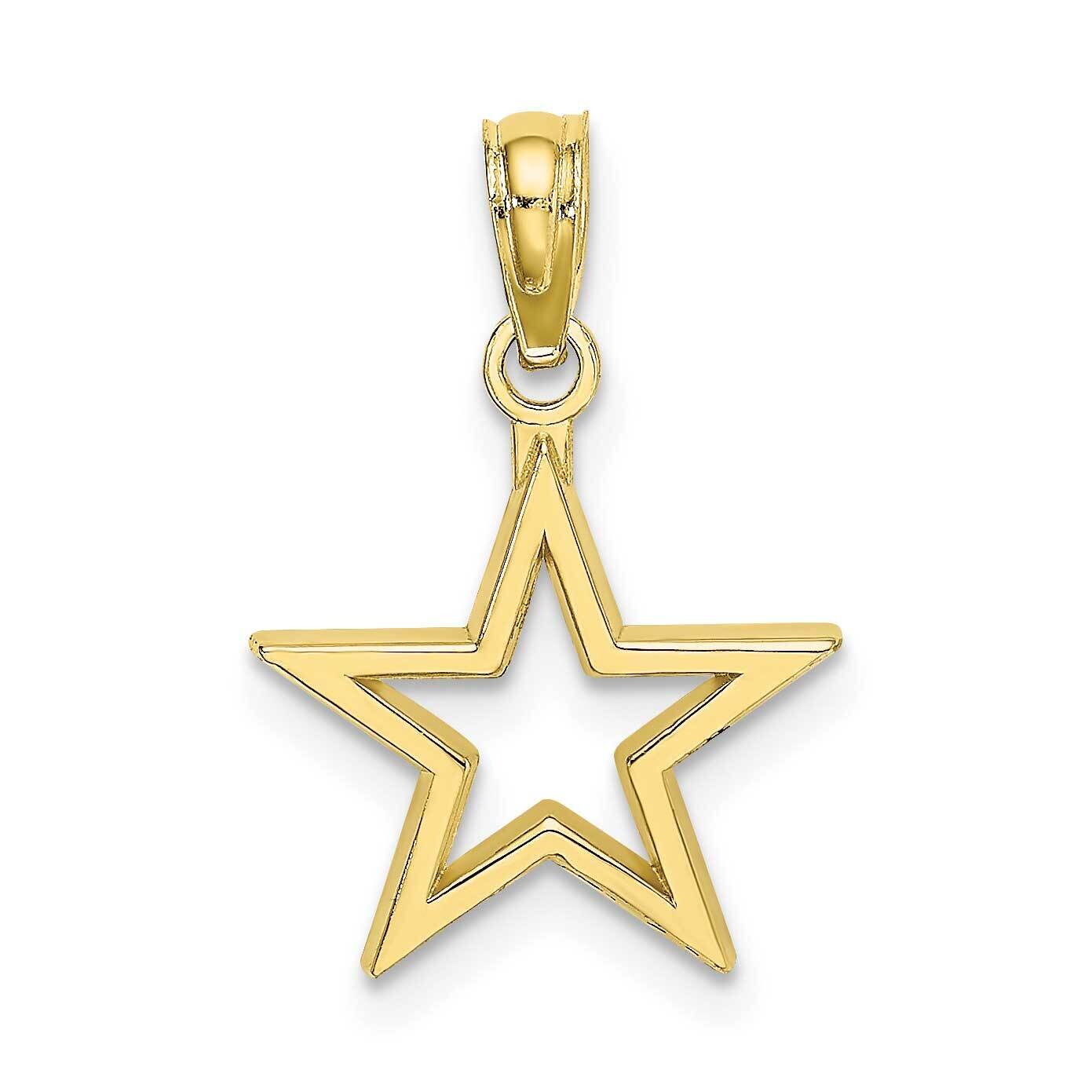 Cut-Out Star Charm 10k Gold 10K7141, MPN: 10K7141, 63721818712