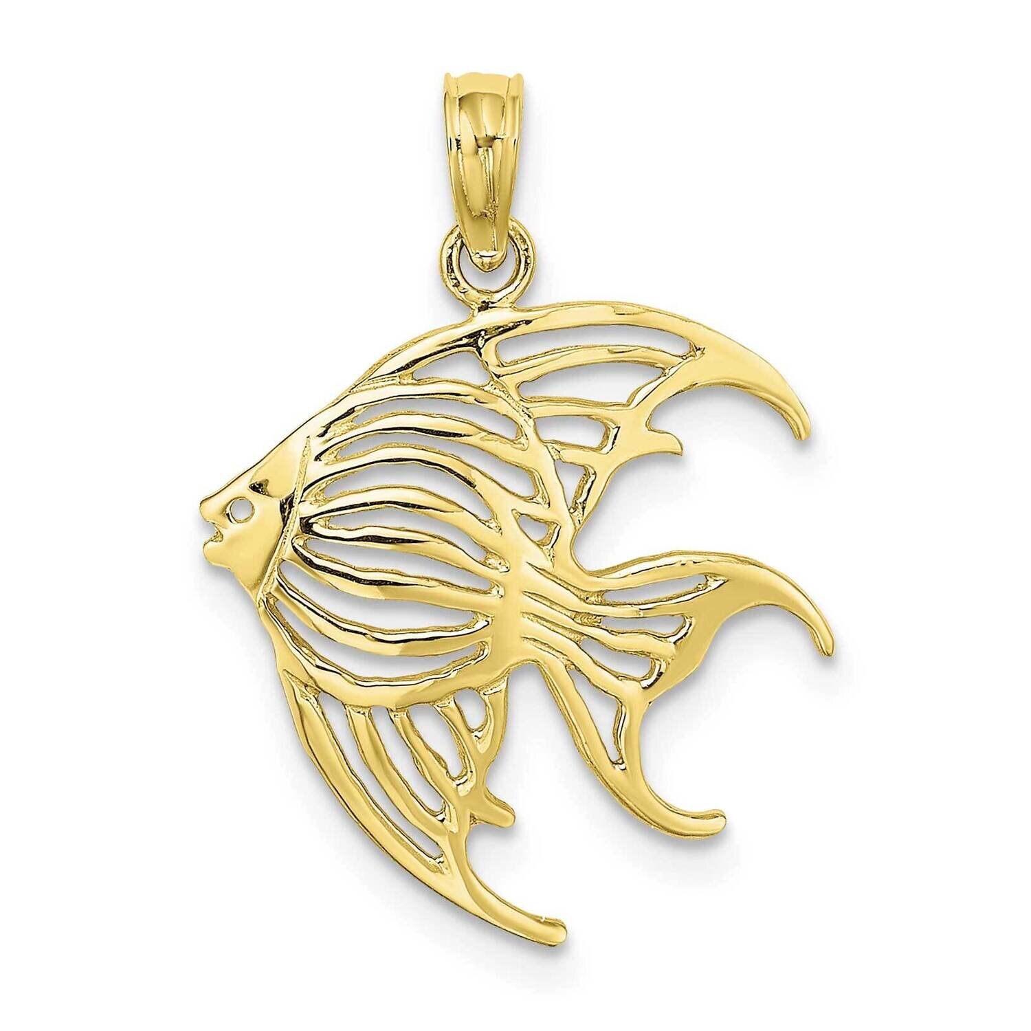 Cut-Out Angelfish Charm 10k Gold 10K7736, MPN: 10K7736, 63721818767