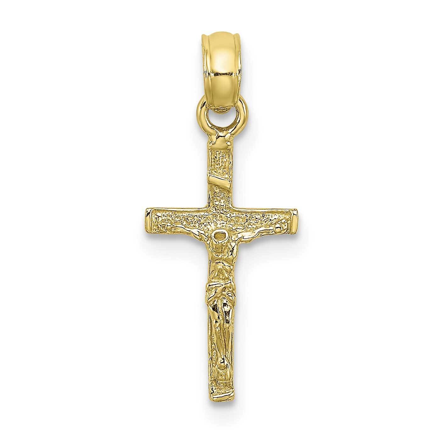 2-D Mini Crucifix Charm 10k Gold 10K8500, MPN: 10K8500, 63721812994