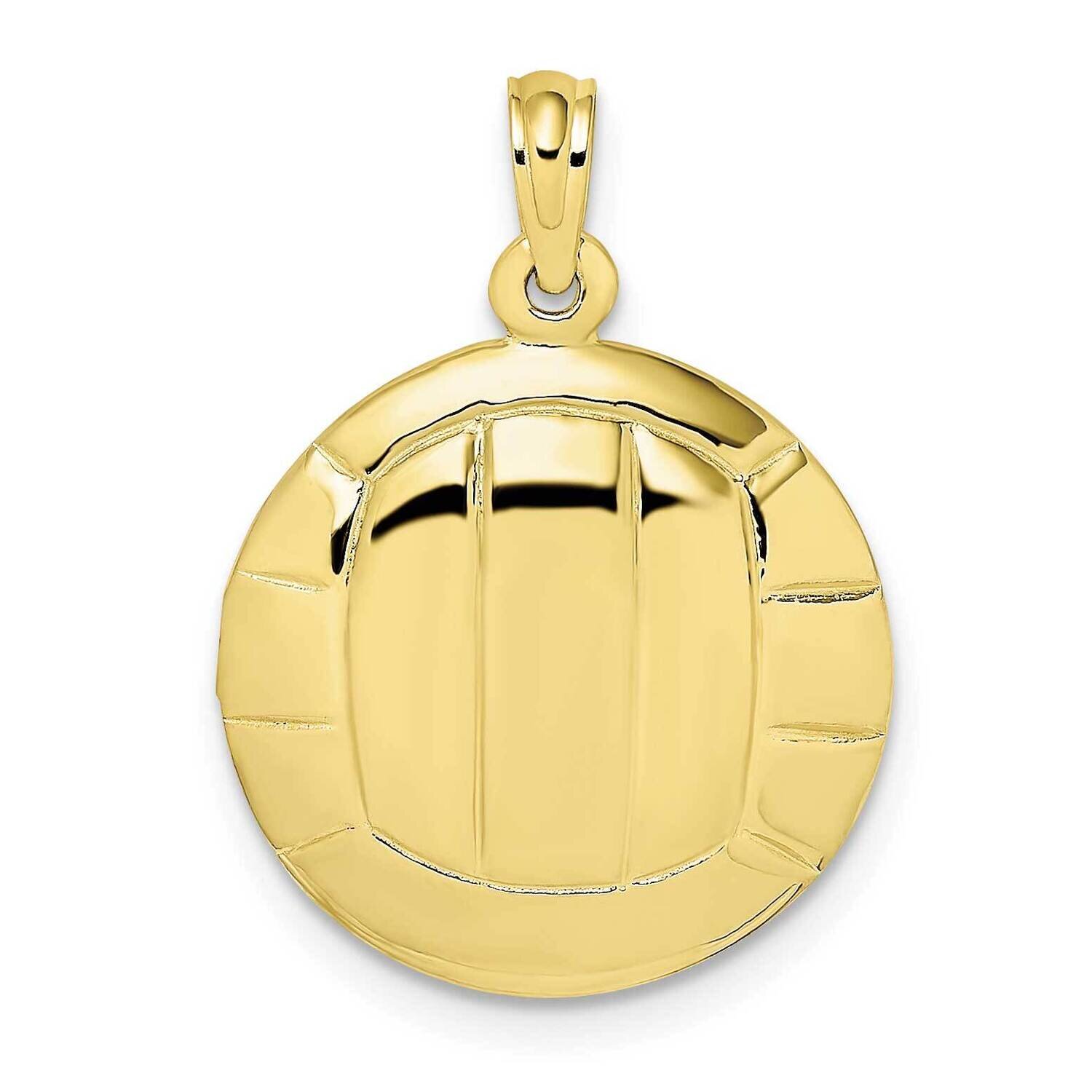 Volleyball Charm 10k Gold Polished 10K8770, MPN: 10K8770,