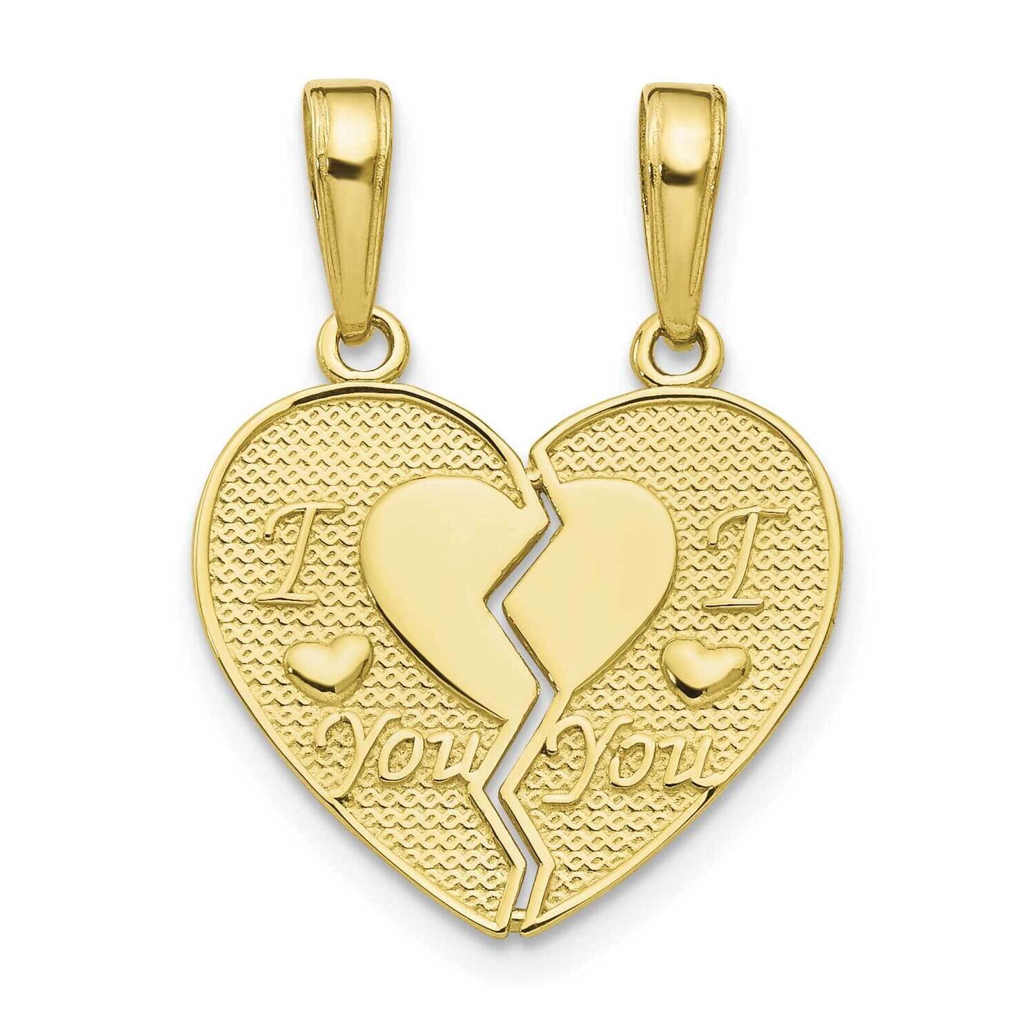 I Love You 2 Piece Break-A-Part Charm 10k Gold 10M197, MPN: 10M197, 63721818675