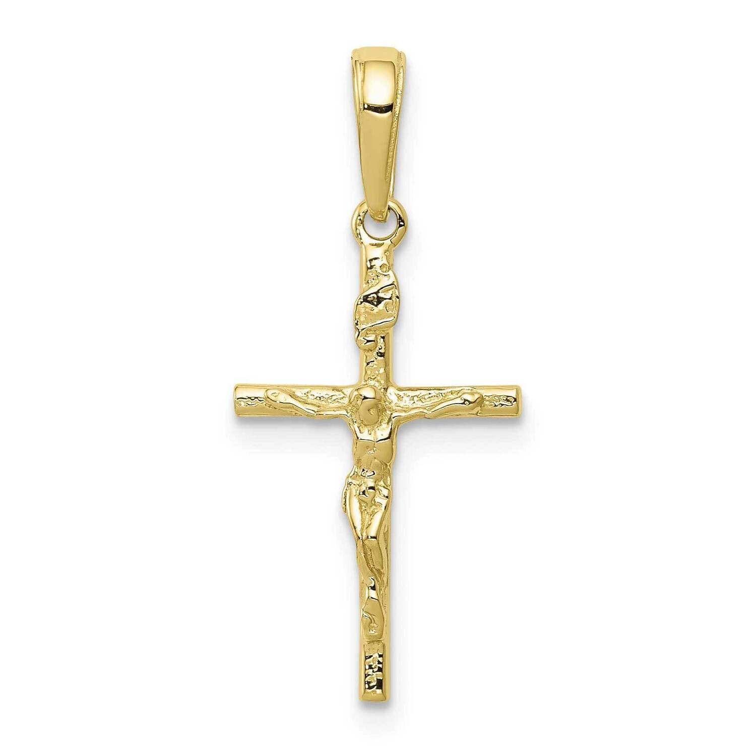 Inri Hollow Crucifix Pendant 10k Gold 10XR318, MPN: 10XR318,