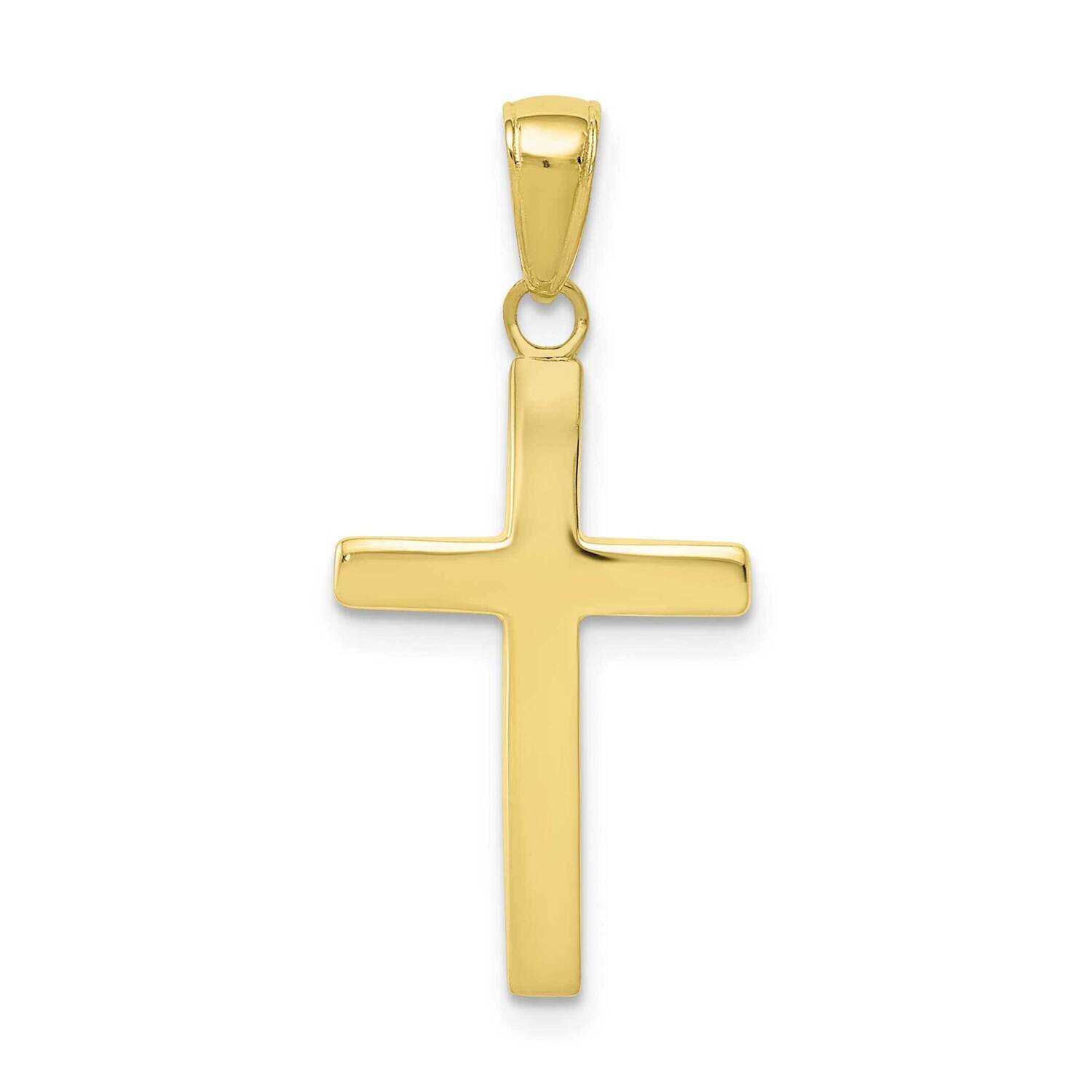 Cross Pendant 10k Gold Polished 10XR564, MPN: 10XR564, 63721816275