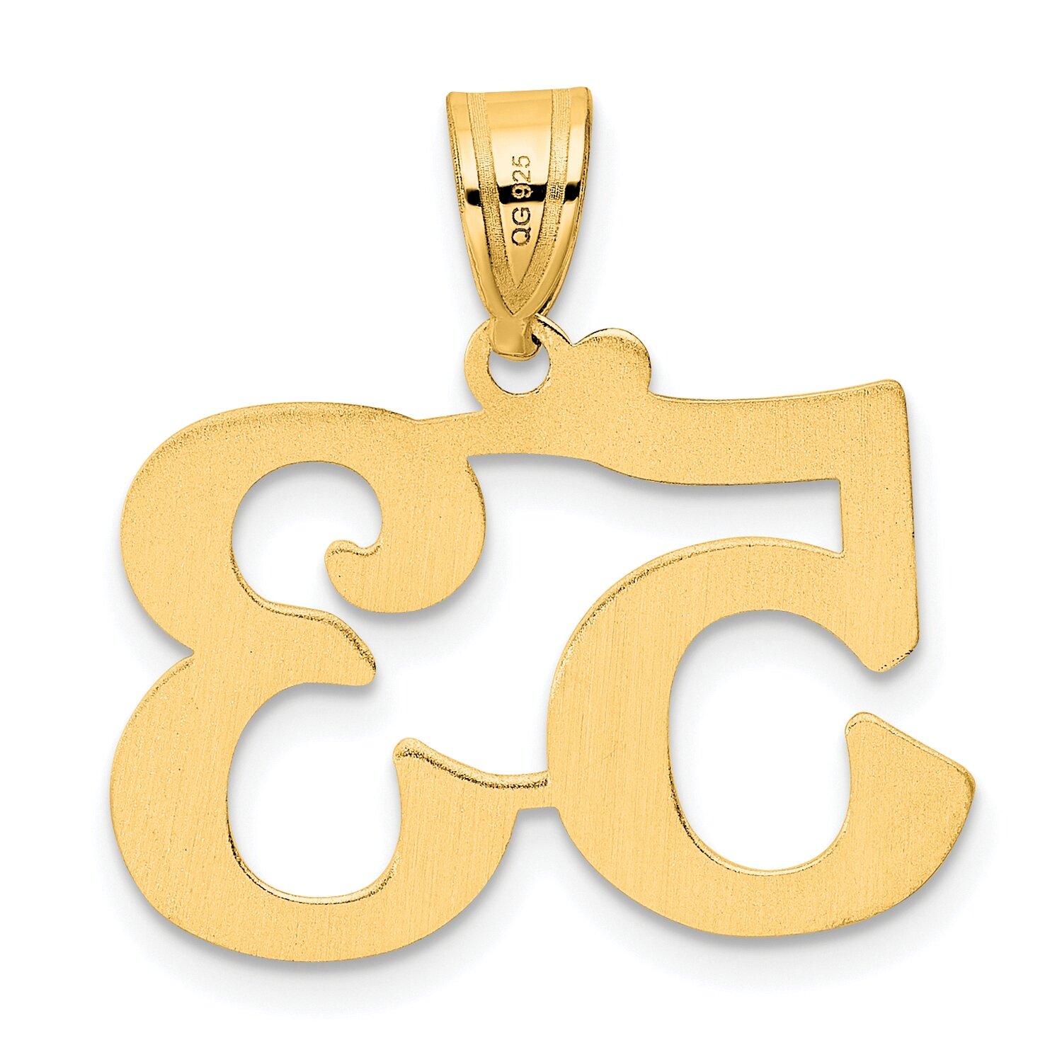 Number 53 Pendant 14k Gold Polished APN53, MPN: APN53, 196904079997