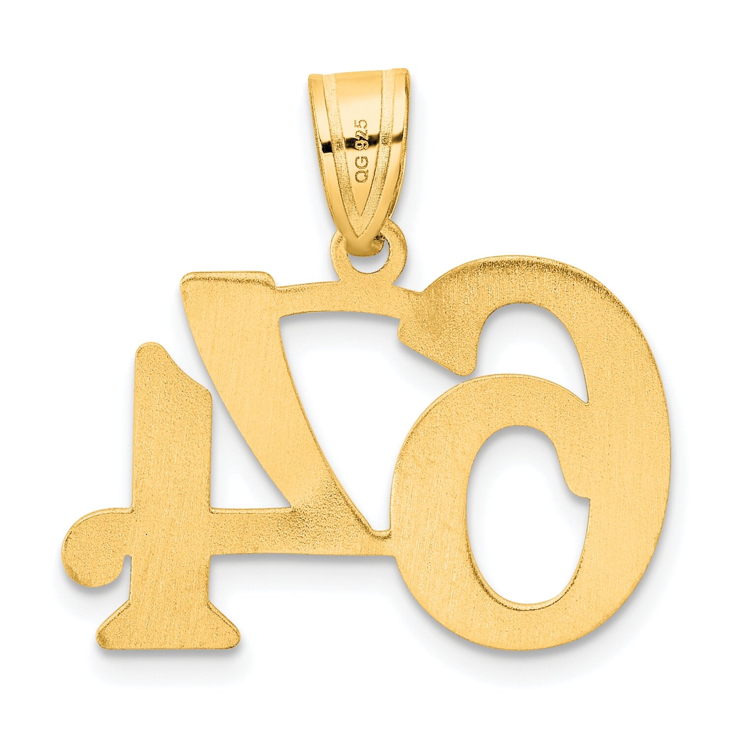 Number 64 Pendant 14k Gold Polished APN64, MPN: APN64, 196904079904