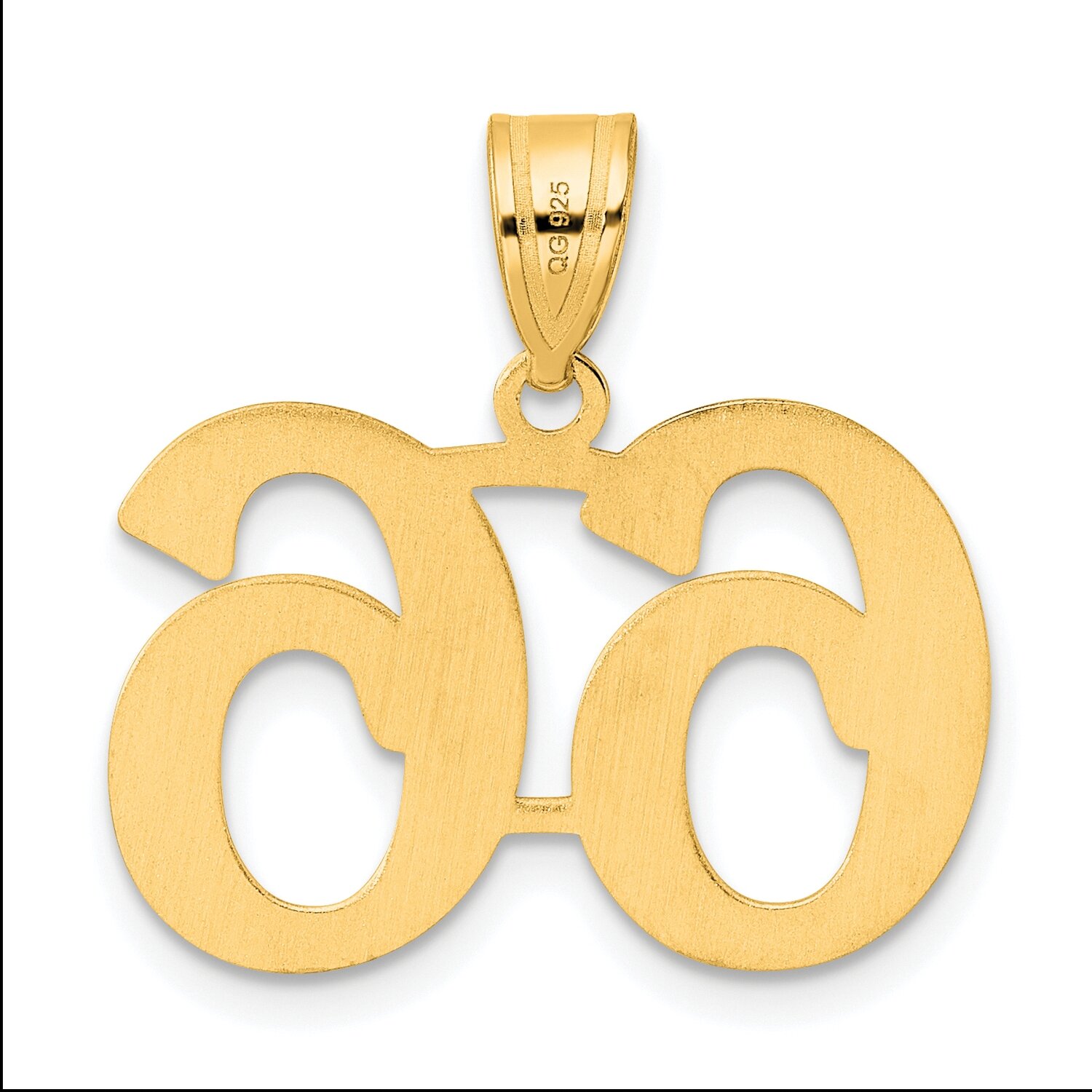 Number 66 Pendant 14k Gold Polished APN66, MPN: APN66, 196904079874
