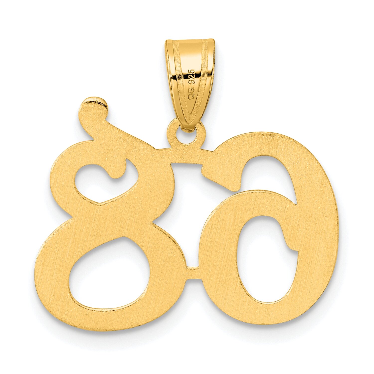 Number 68 Pendant 14k Gold Polished APN68, MPN: APN68, 196904079850