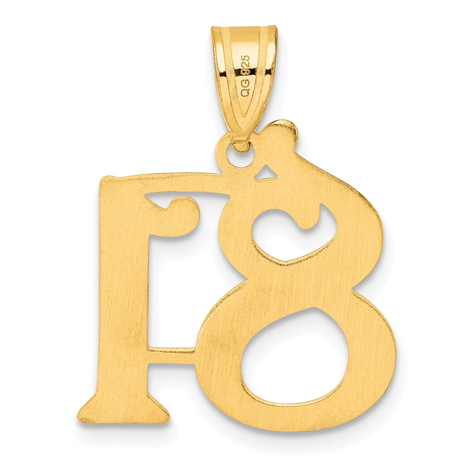 Number 81 Pendant 14k Gold Polished APN81, MPN: APN81, 196904079706