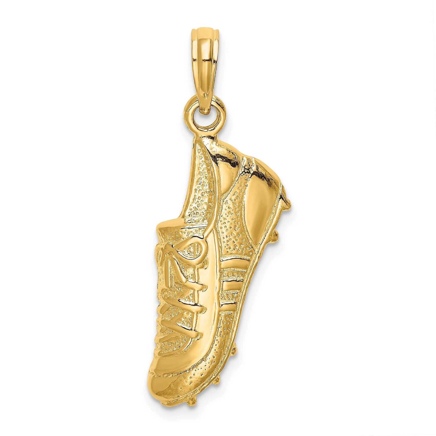 Open-Backed Jogging Shoe Charm 14k Gold Polished C2658, MPN: C2658, 637218020768