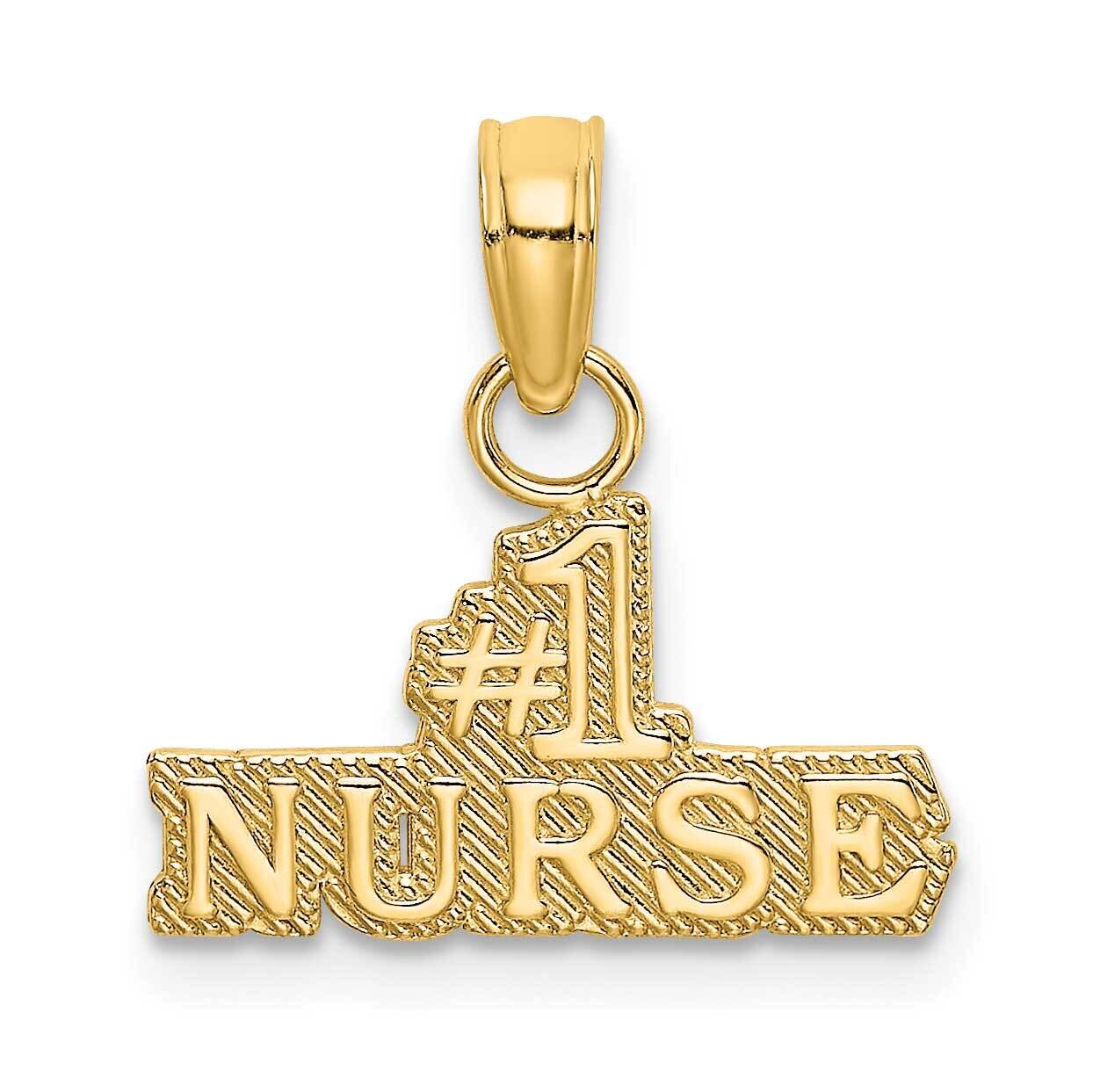 #1 Nurse Charm 14k Gold C2964, MPN: C2964, 191101400216