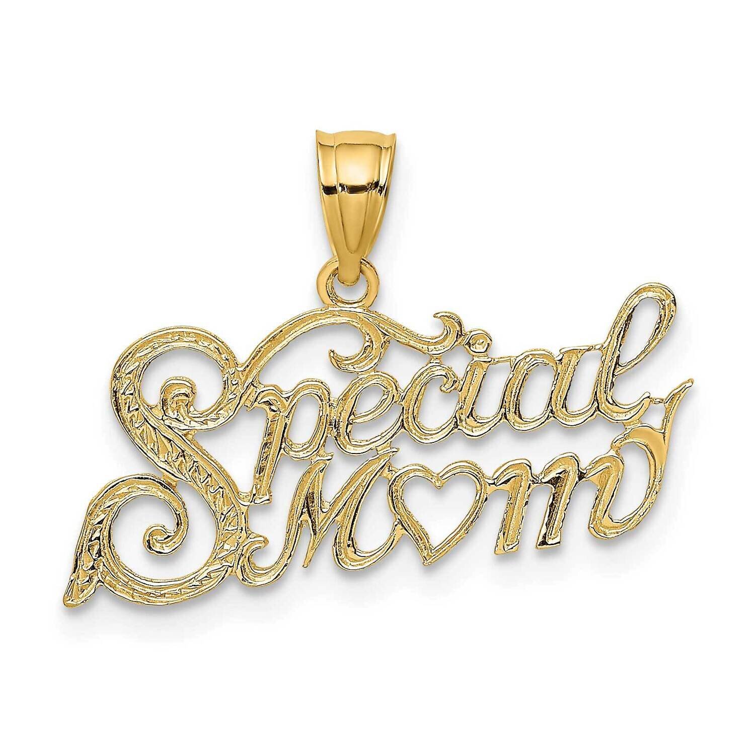 Special Mom Charm 14k Gold C2984, MPN: C2984, 637218032846