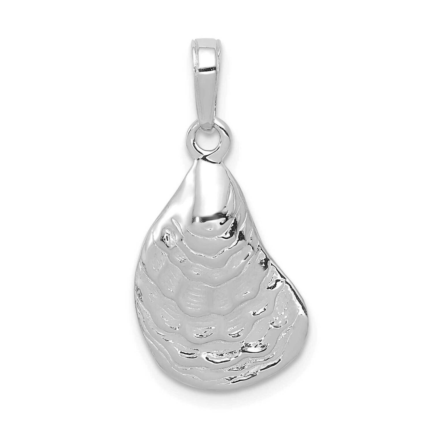 Oyster Shell Pendant 14k White Gold C3384W, MPN: C3384W, 196904089774