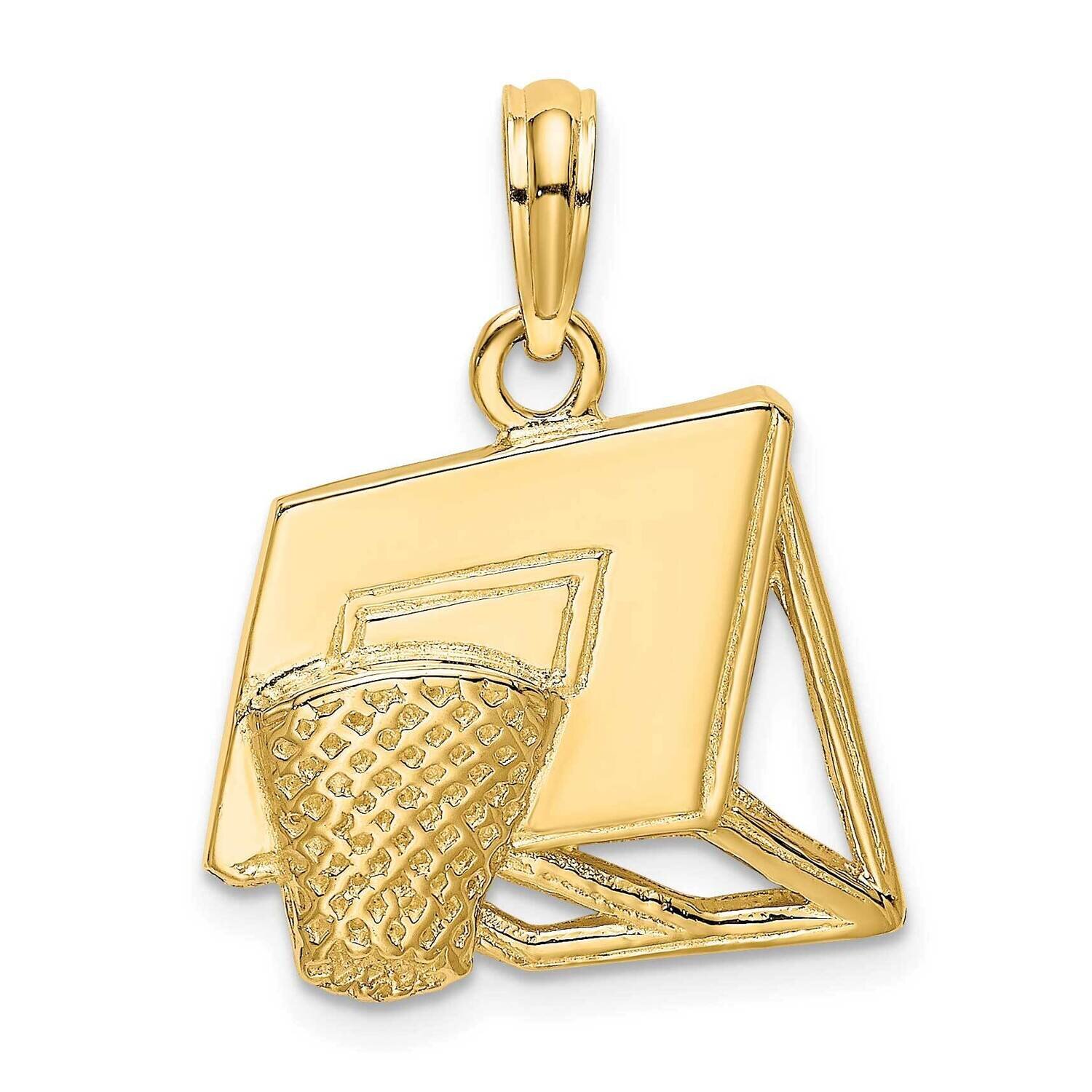 Basketball Hoop Charm 14k Gold C3778, MPN: C3778,