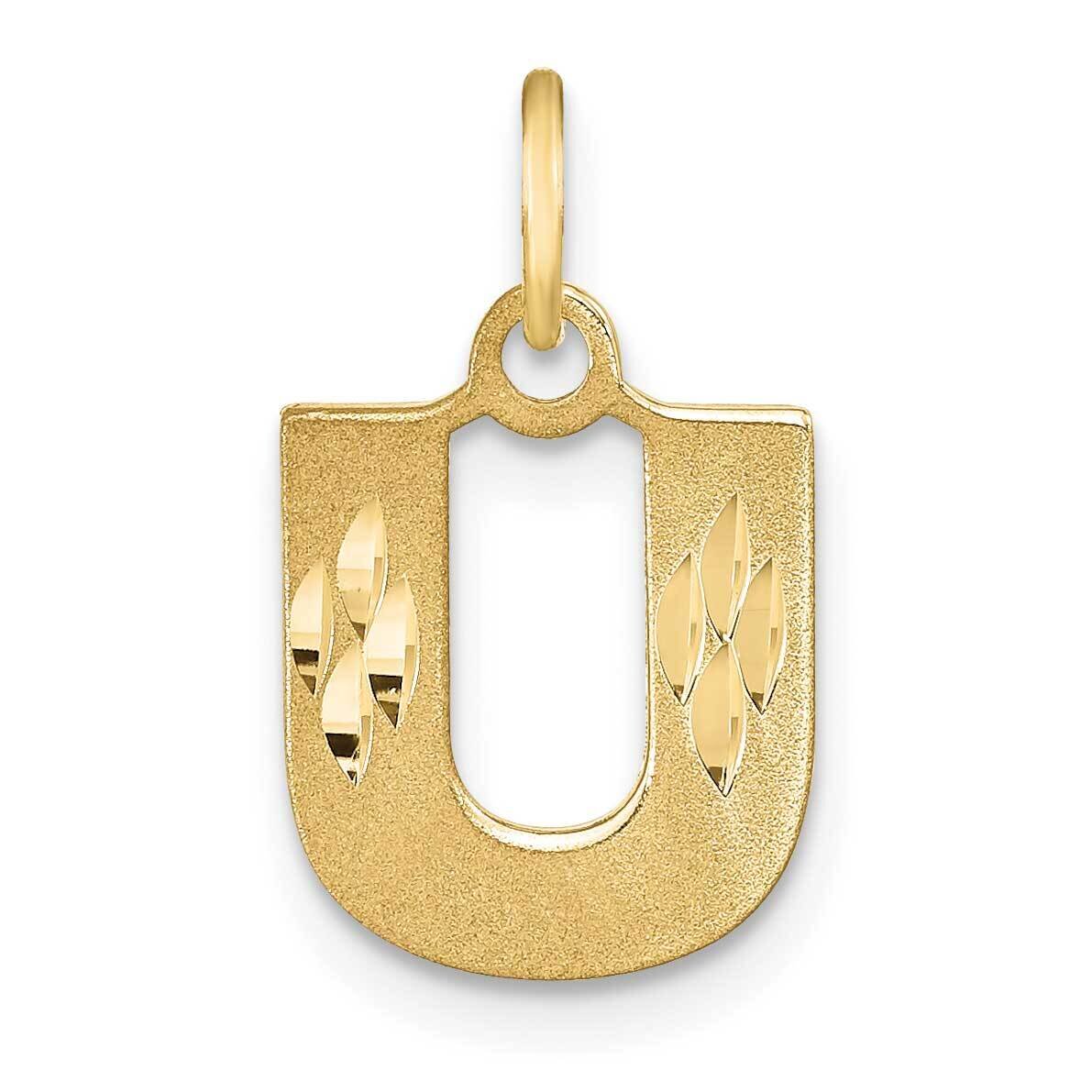 Initial U Charm 14k Gold C566U, MPN: C566U, 883957174501