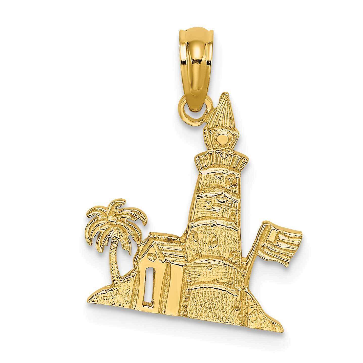 Lighthouse Charm 14k Gold D1352, MPN: D1352, 637218010622